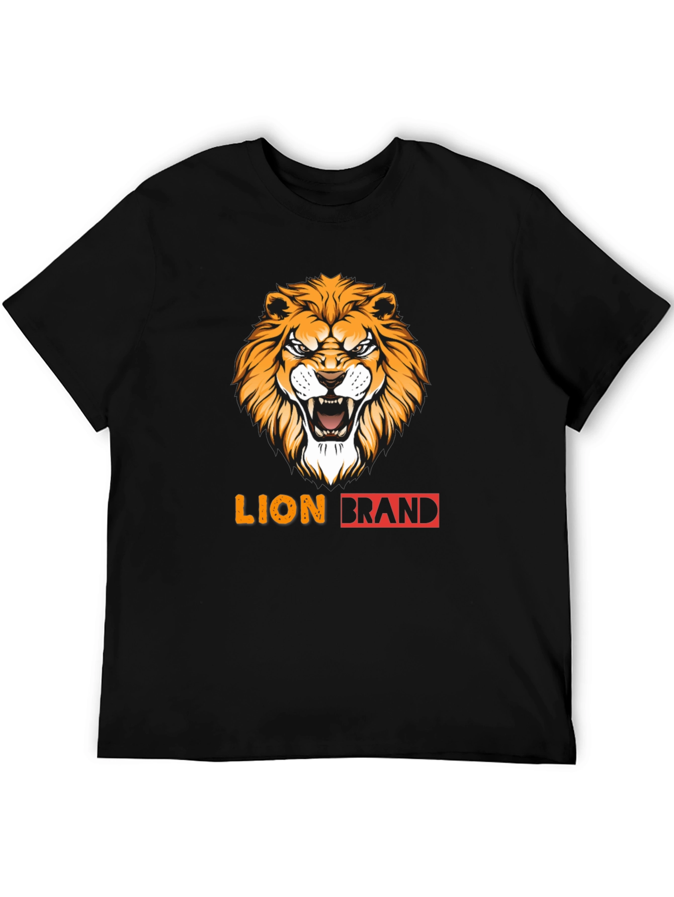 Black Lion Brand Black Graphic Tee view 5