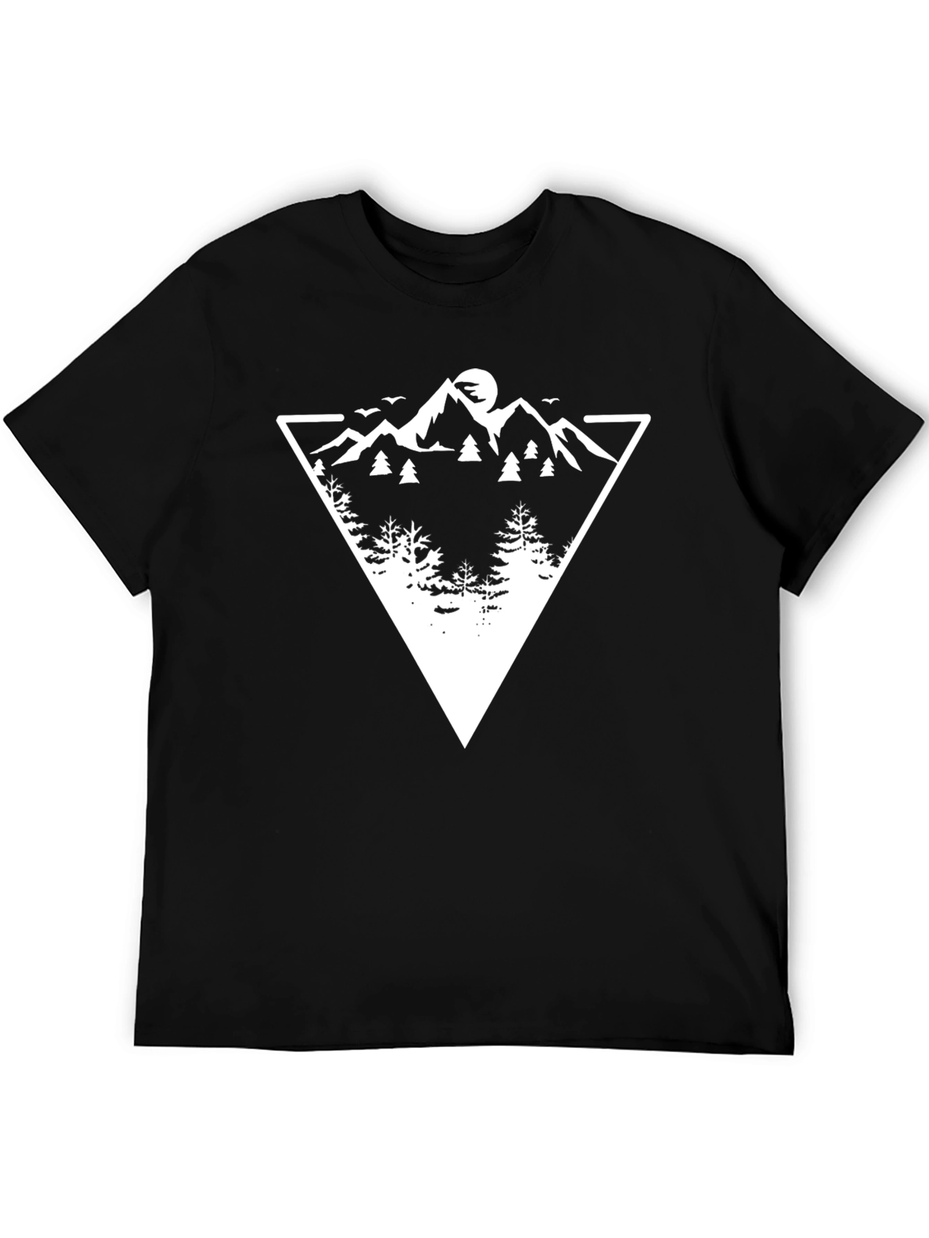 Black Mountain Graphic Tee - Outdoor Adventure Shirt view 5
