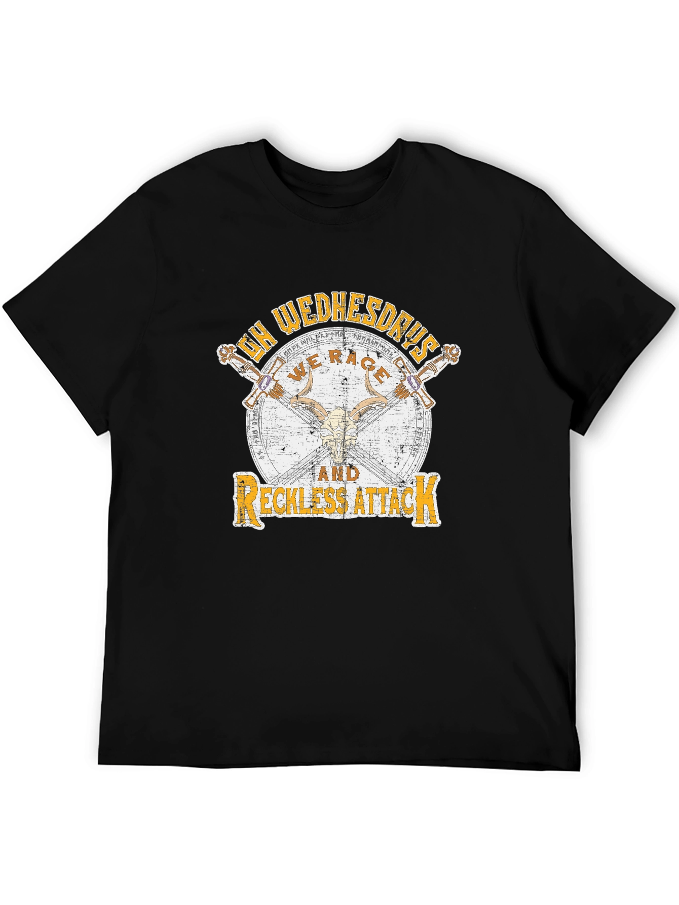 Black Men's "We Race Wednesdays" Graphic Tee view 5