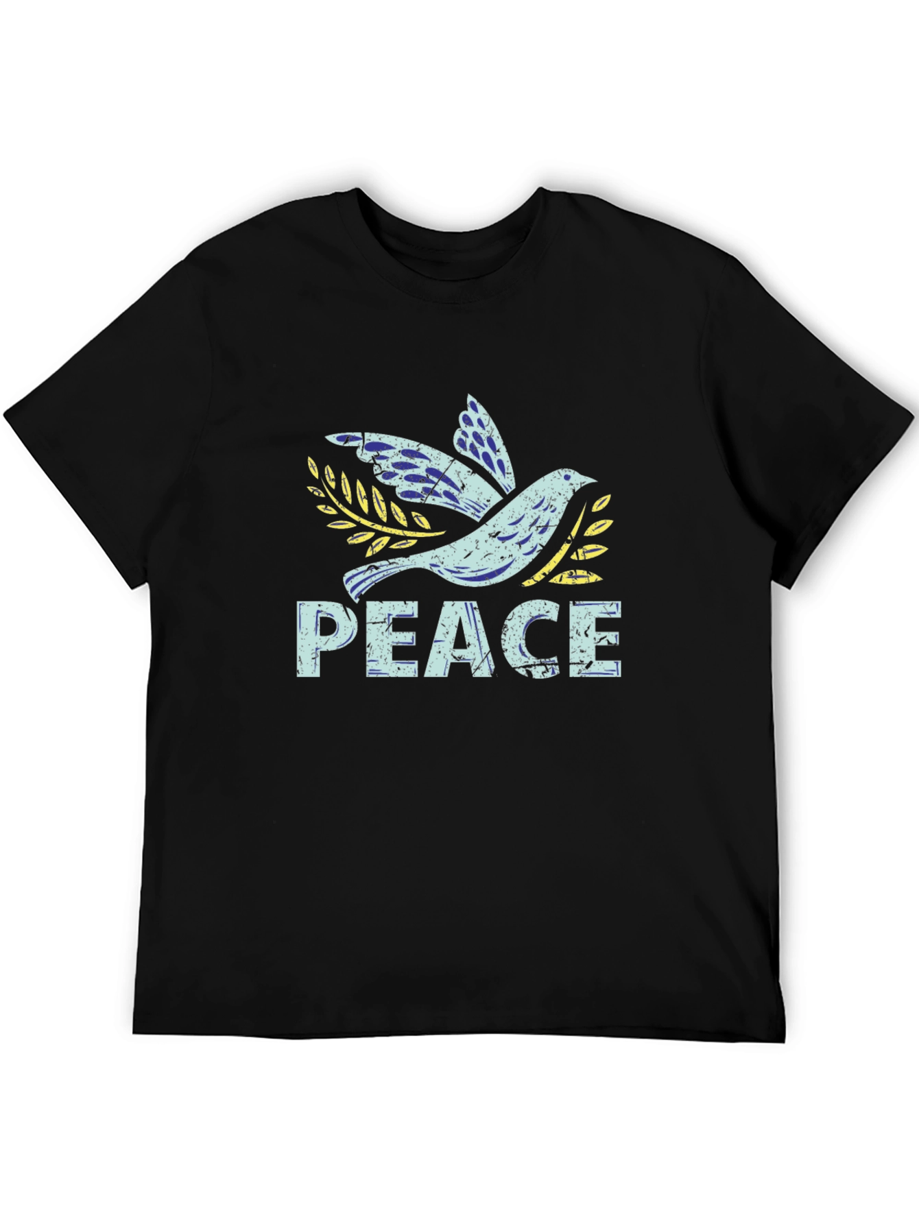Black Peace Dove Graphic Tee - Unisex Soft Cotton Blend view 5