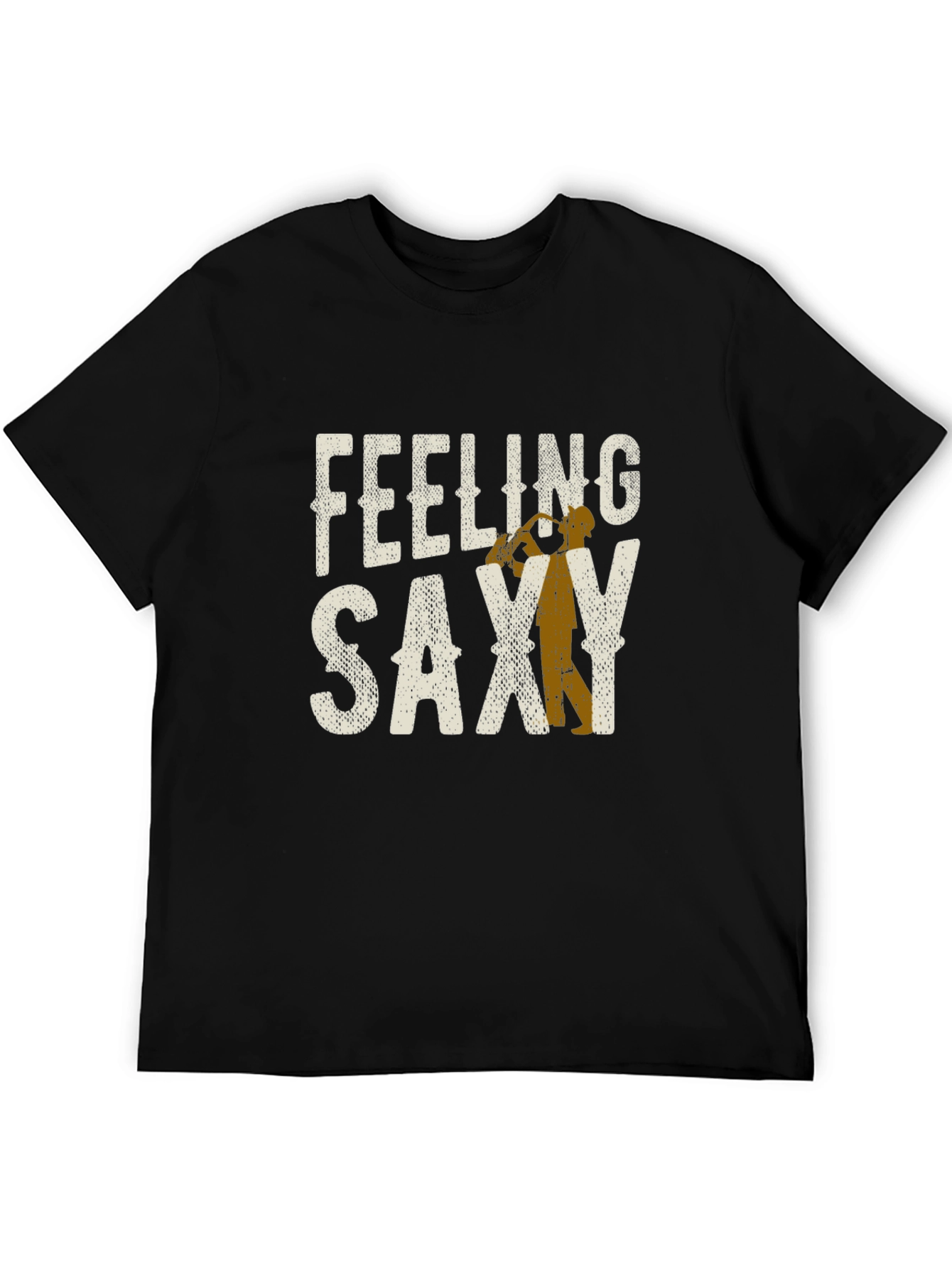 Black Feeling Saxy Graphic T-Shirt view 5