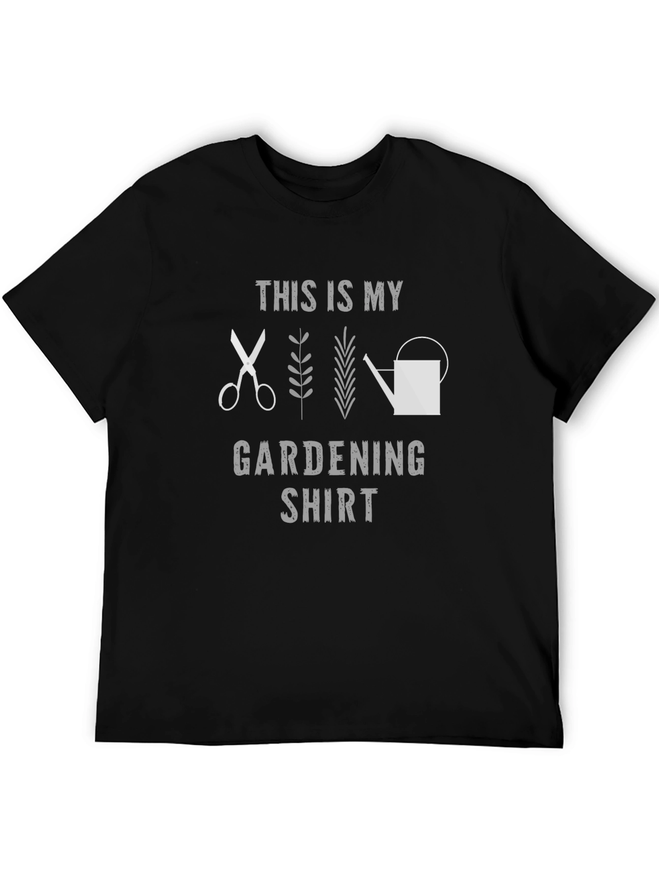 Black Gardening Shirt - Gardener T-Shirt view 5