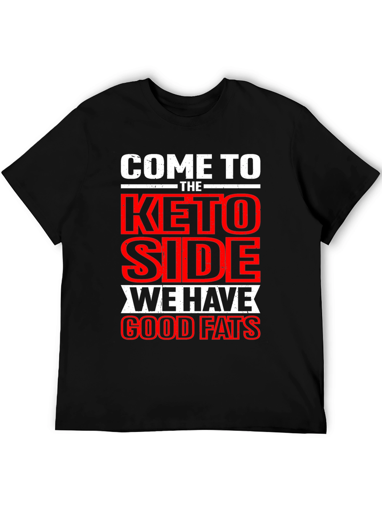Black Come to the Keto Side Graphic T-Shirt view 5