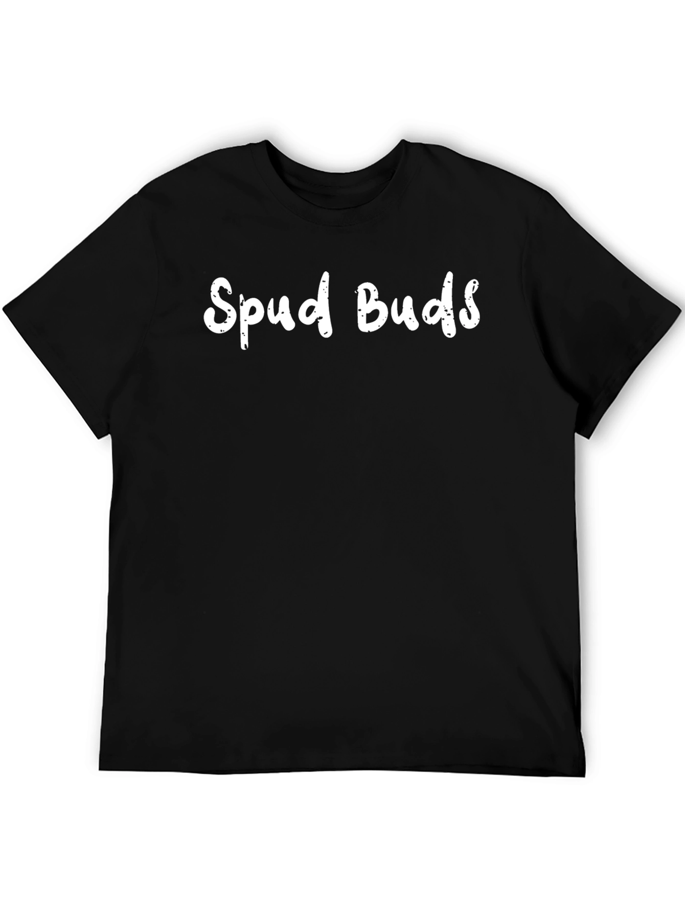 Black Spud Buds Graphic Tee -  Comfortable Cotton T-Shirt view 5