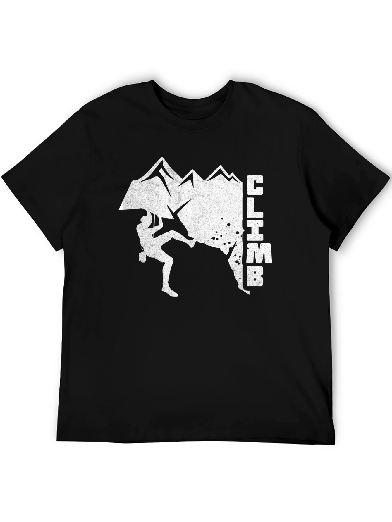 Black Climb Mountain Graphic Tee view 5