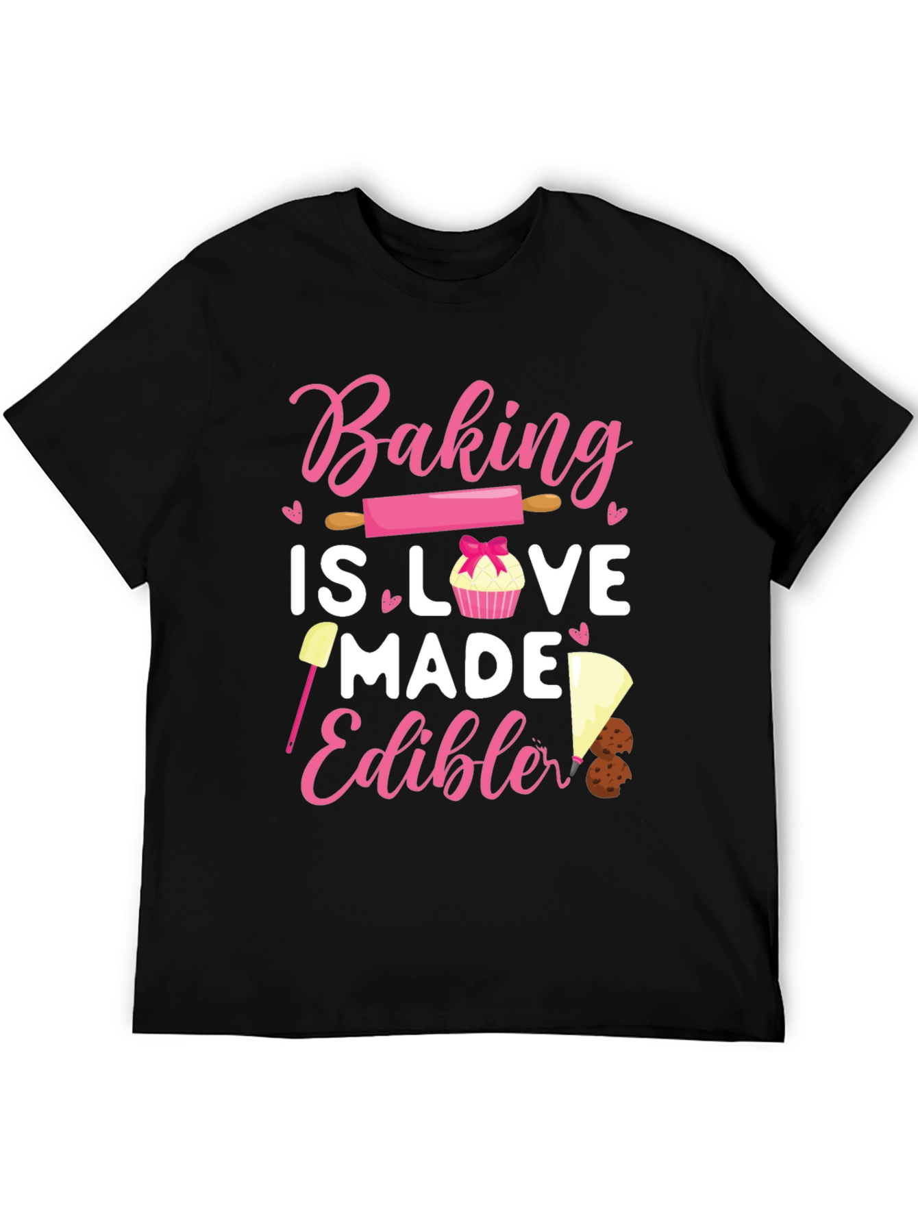 Black Baking is Love Made Edible Tee view 5