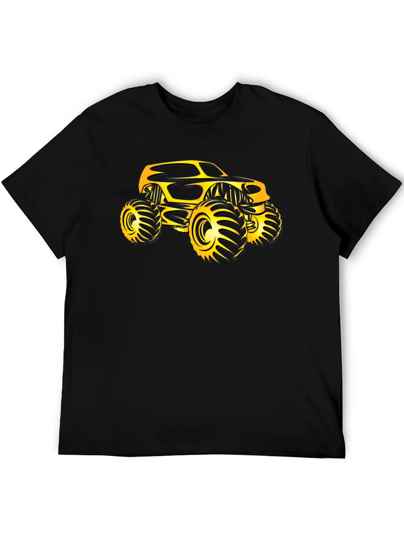 Monster Truck Graphic T-Shirt - Black - 5