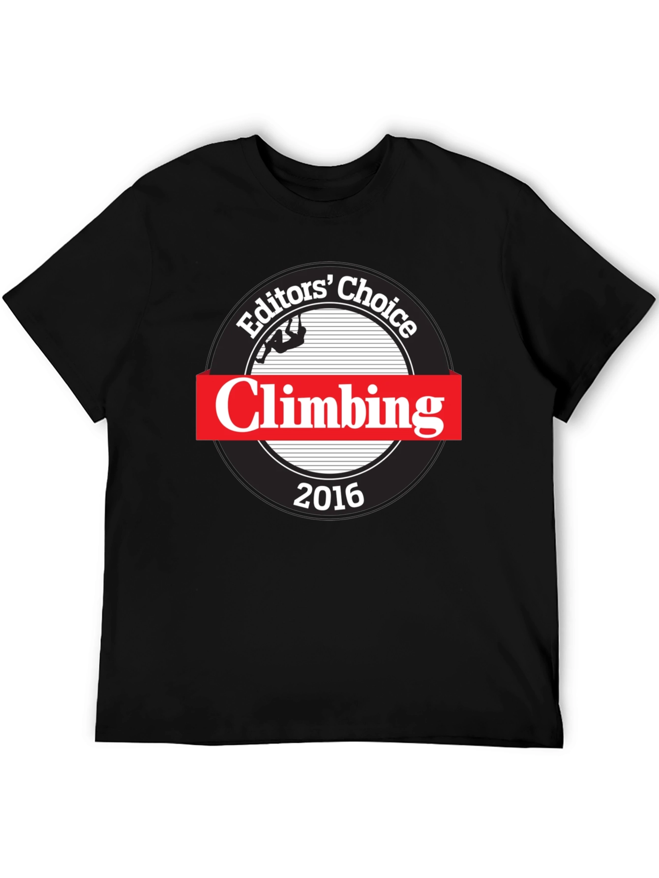 Black Editor's Choice Climbing 2016 Black T-Shirt view 5