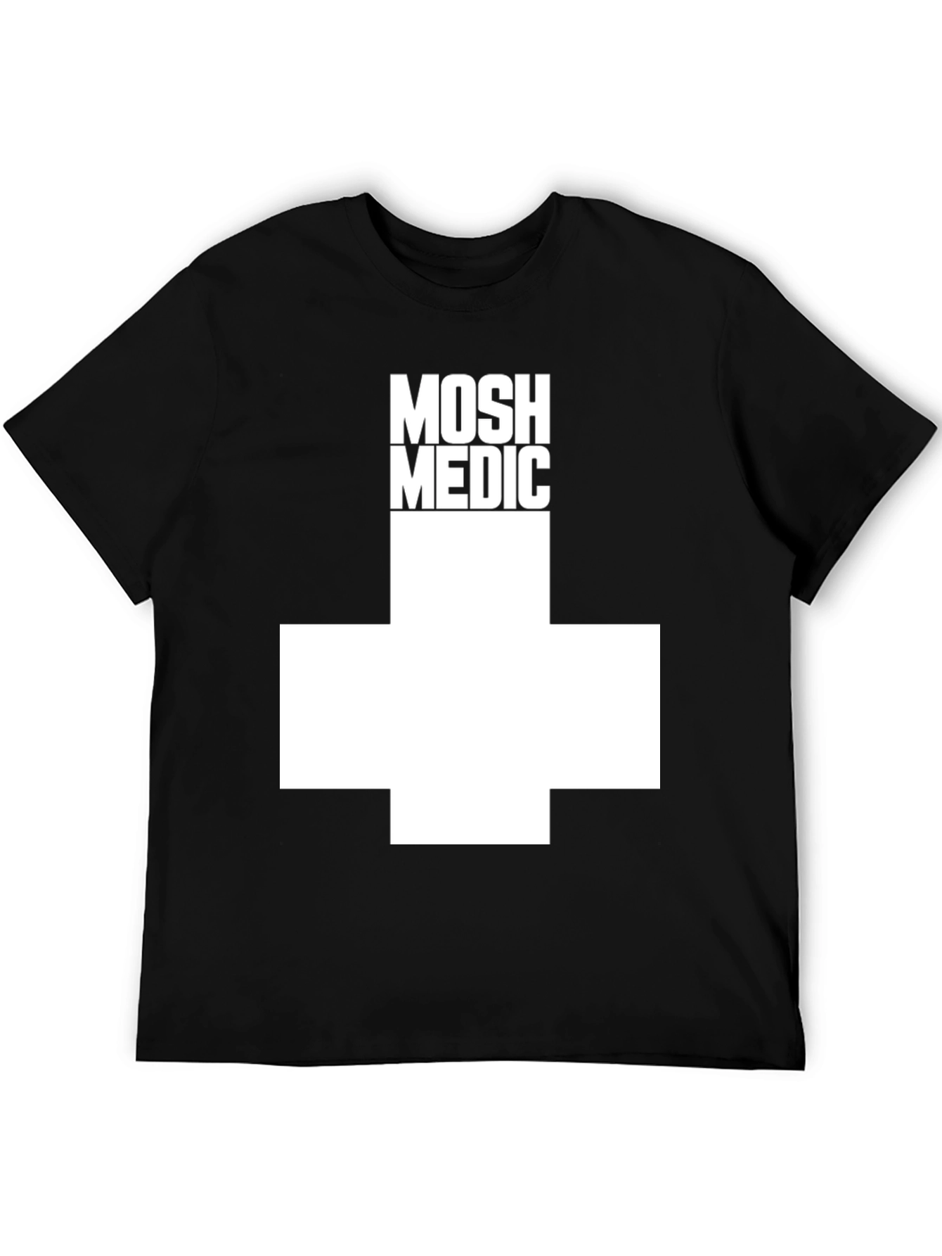 Black MOSH MEDIC Tee - Black Graphic T-Shirt view 5