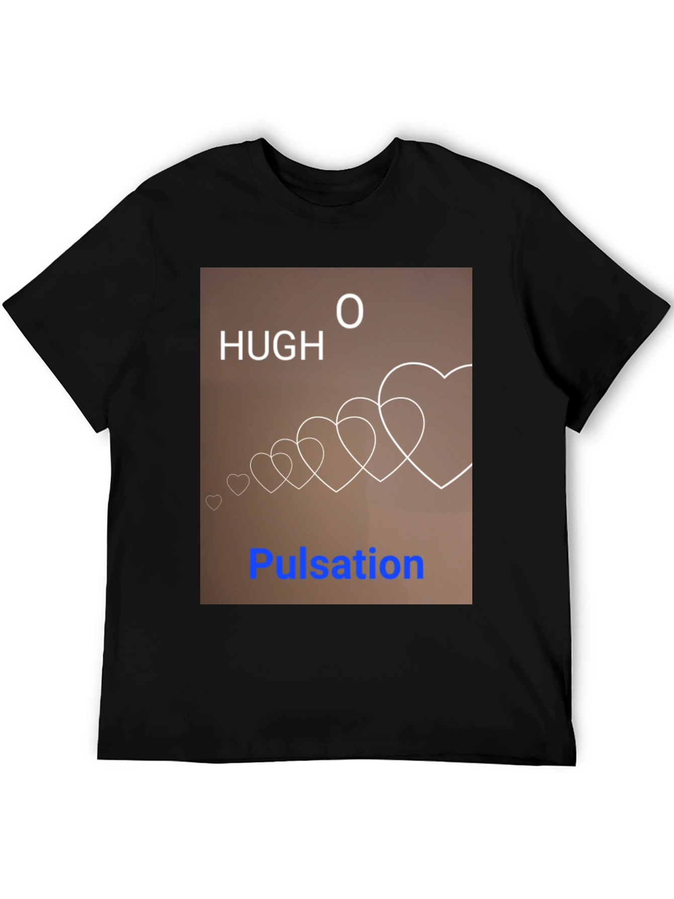 Black Hugh O Pulsation Graphic T-Shirt view 5