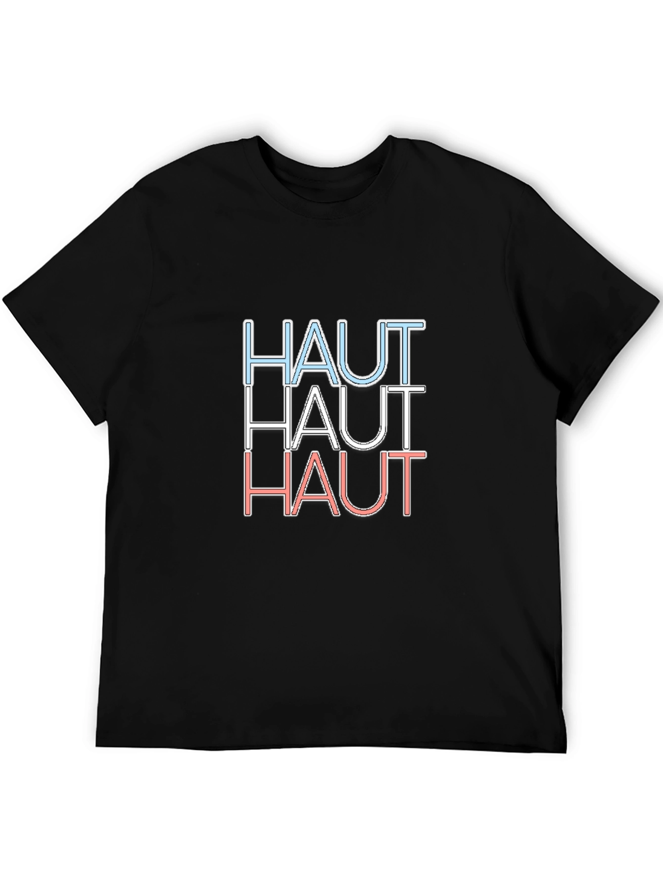 Black Haut T-Shirt - Retro 80s Style view 5