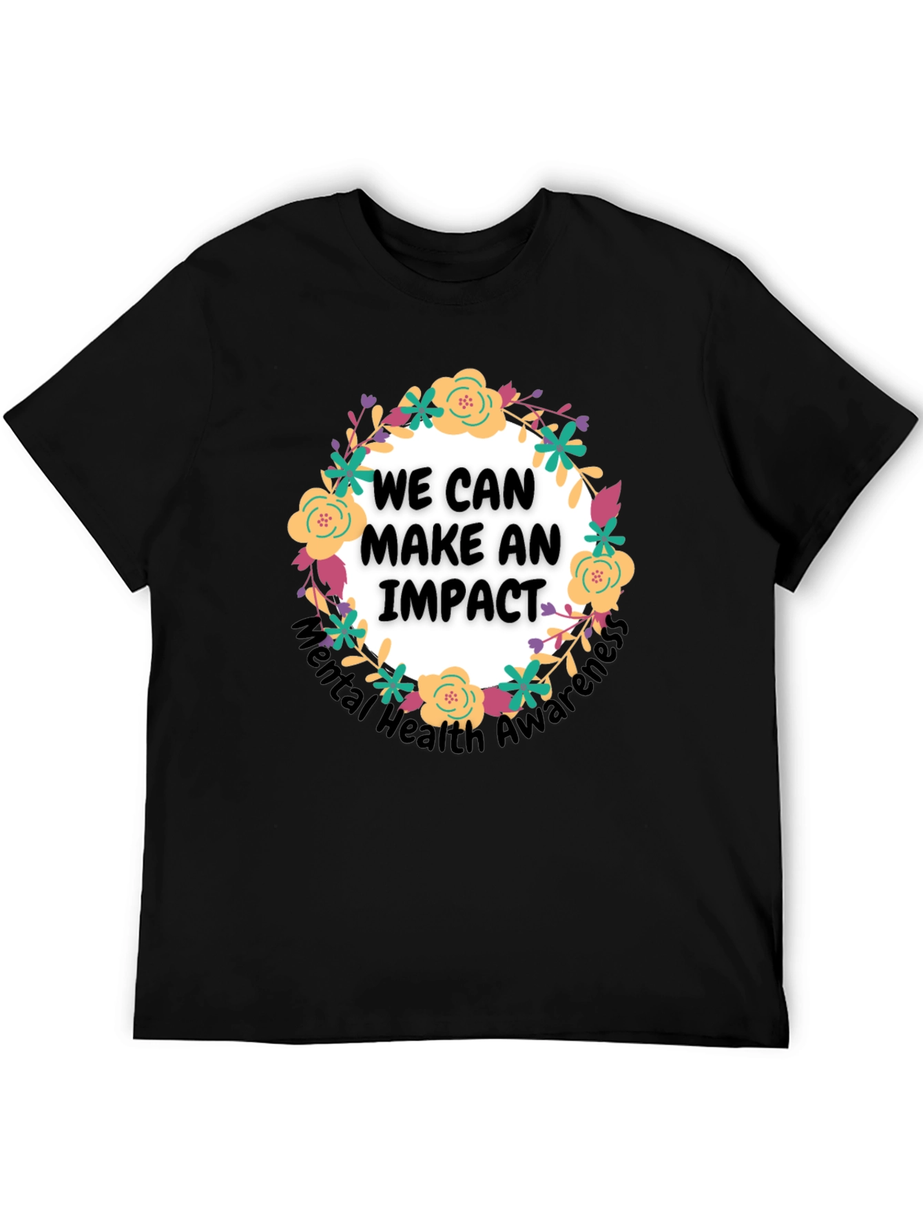 Black Mental Health Awareness T-Shirt: We Can Make An Impact view 5