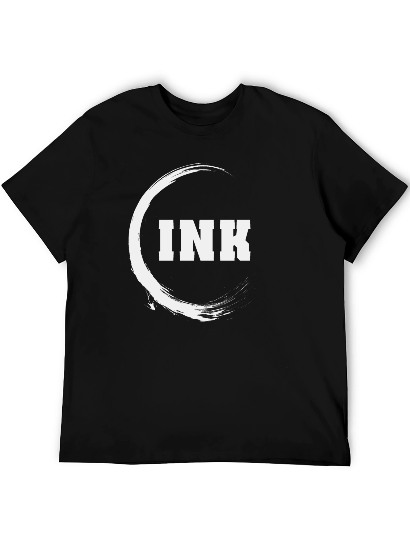 Black Ink Graphic Tee - Stylish and Unique Men's T-Shirt view 5