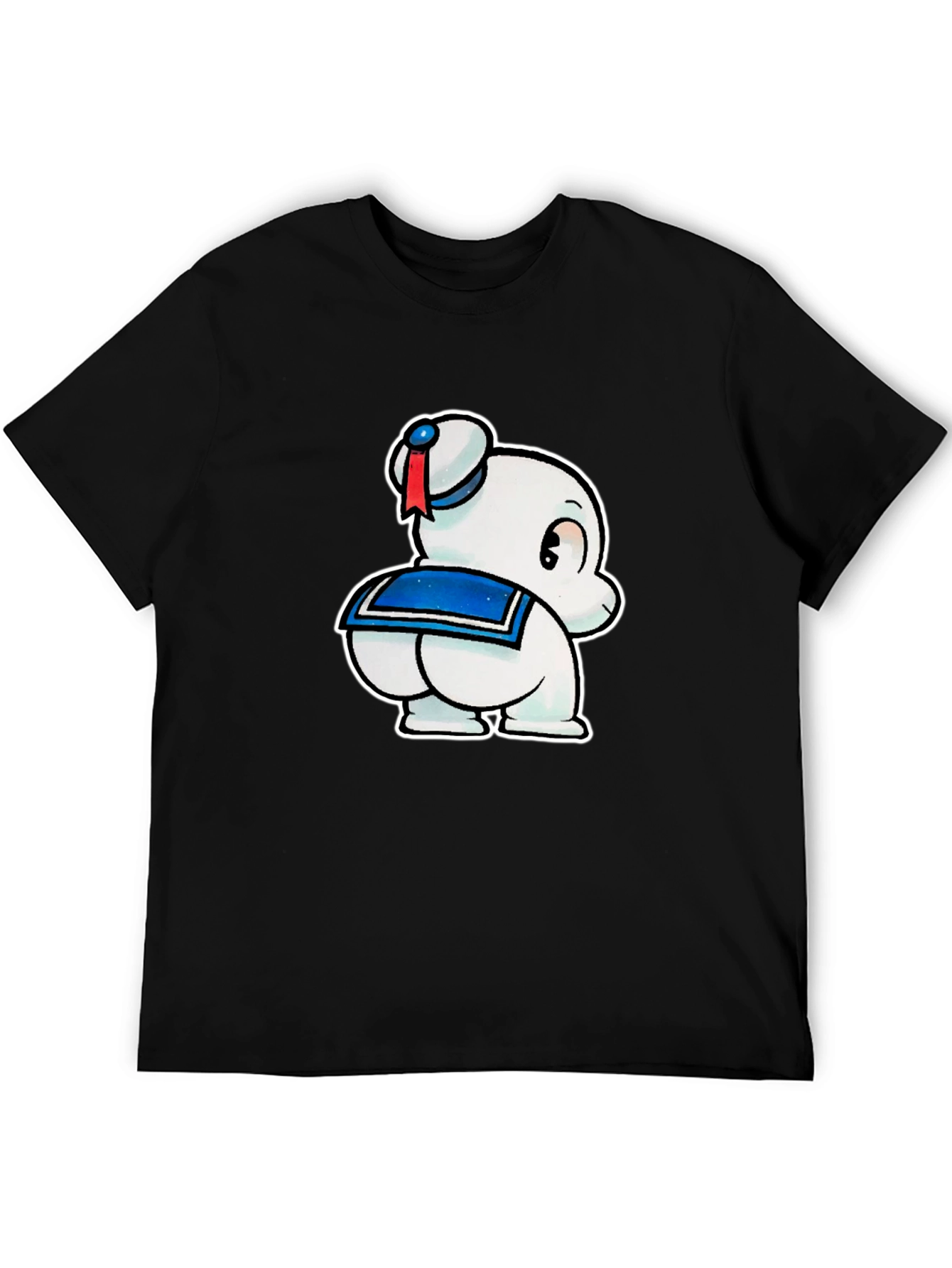 Black Novelty Cartoon Character T-Shirt view 5