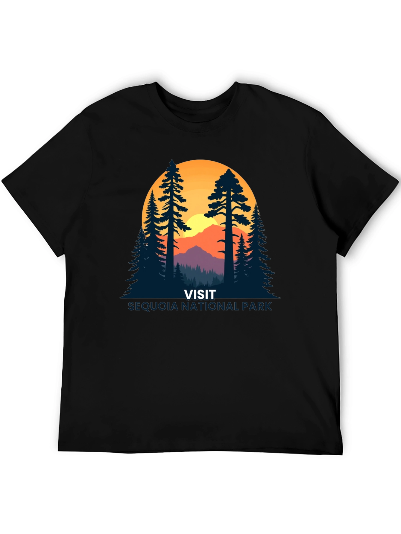 Black Sequoia National Park Graphic Tee view 5