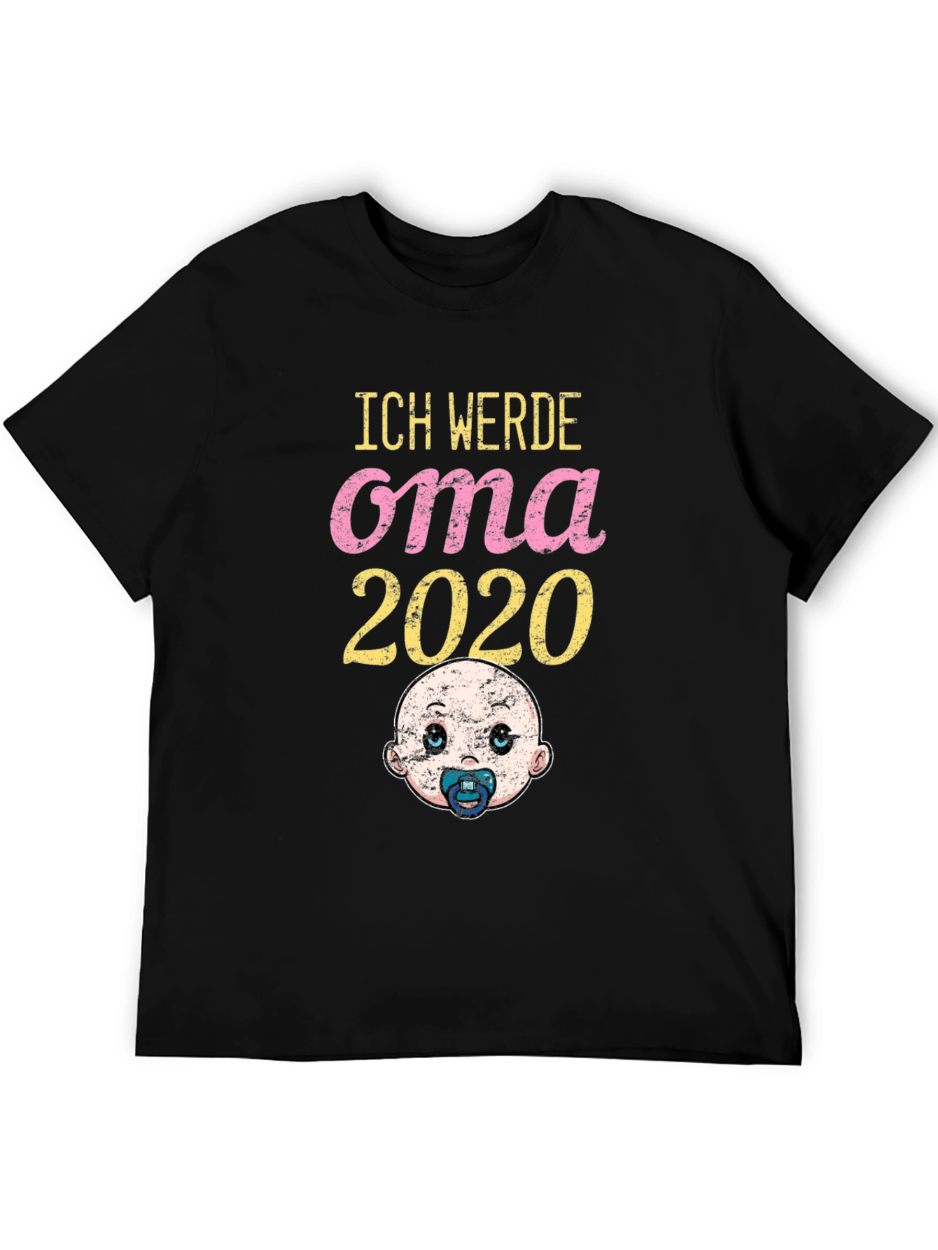 Black Ich Werde Oma 2020 T-Shirt view 5