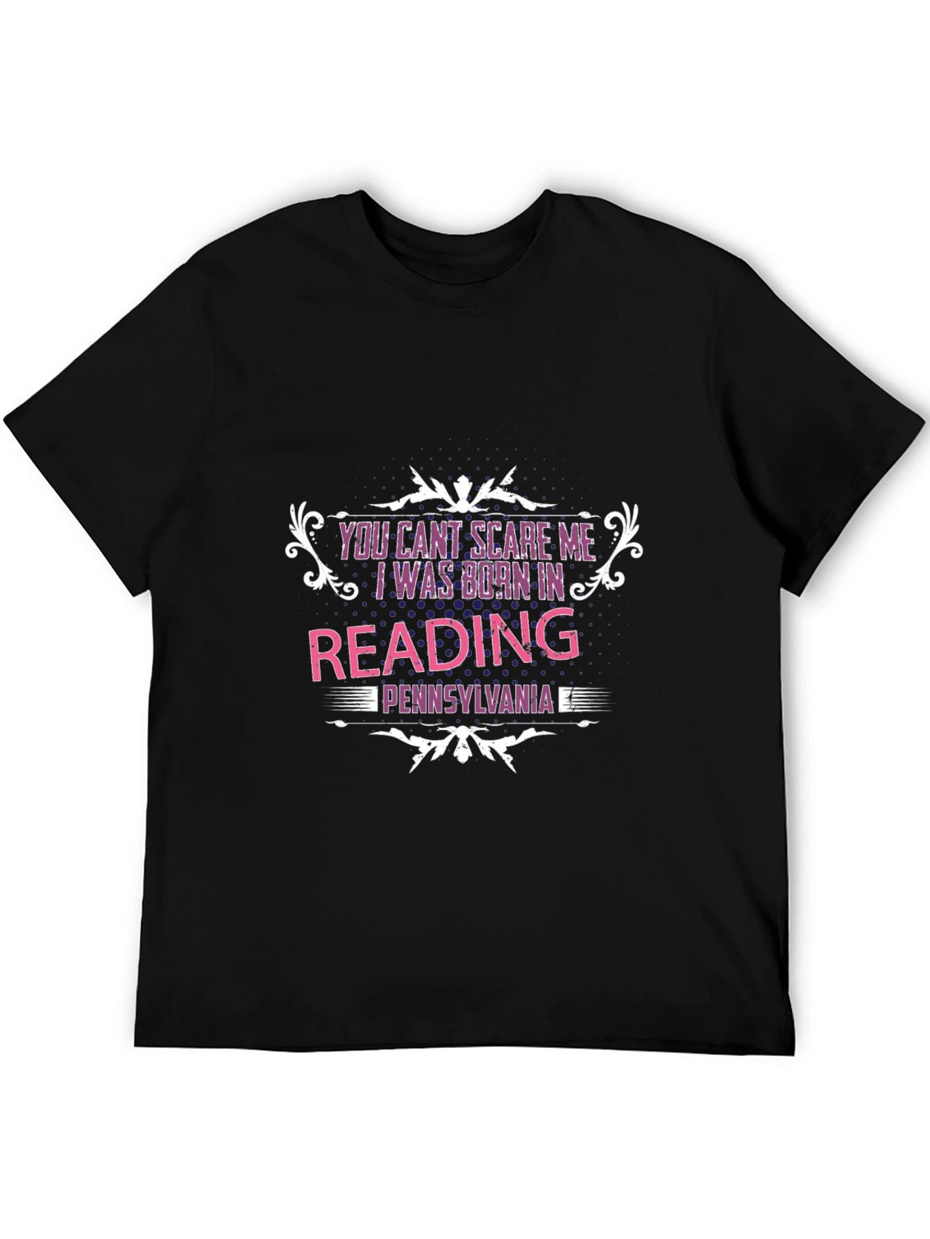 Black Reading Pennsylvania T-Shirt, Funny Birthday Gift Tee view 5