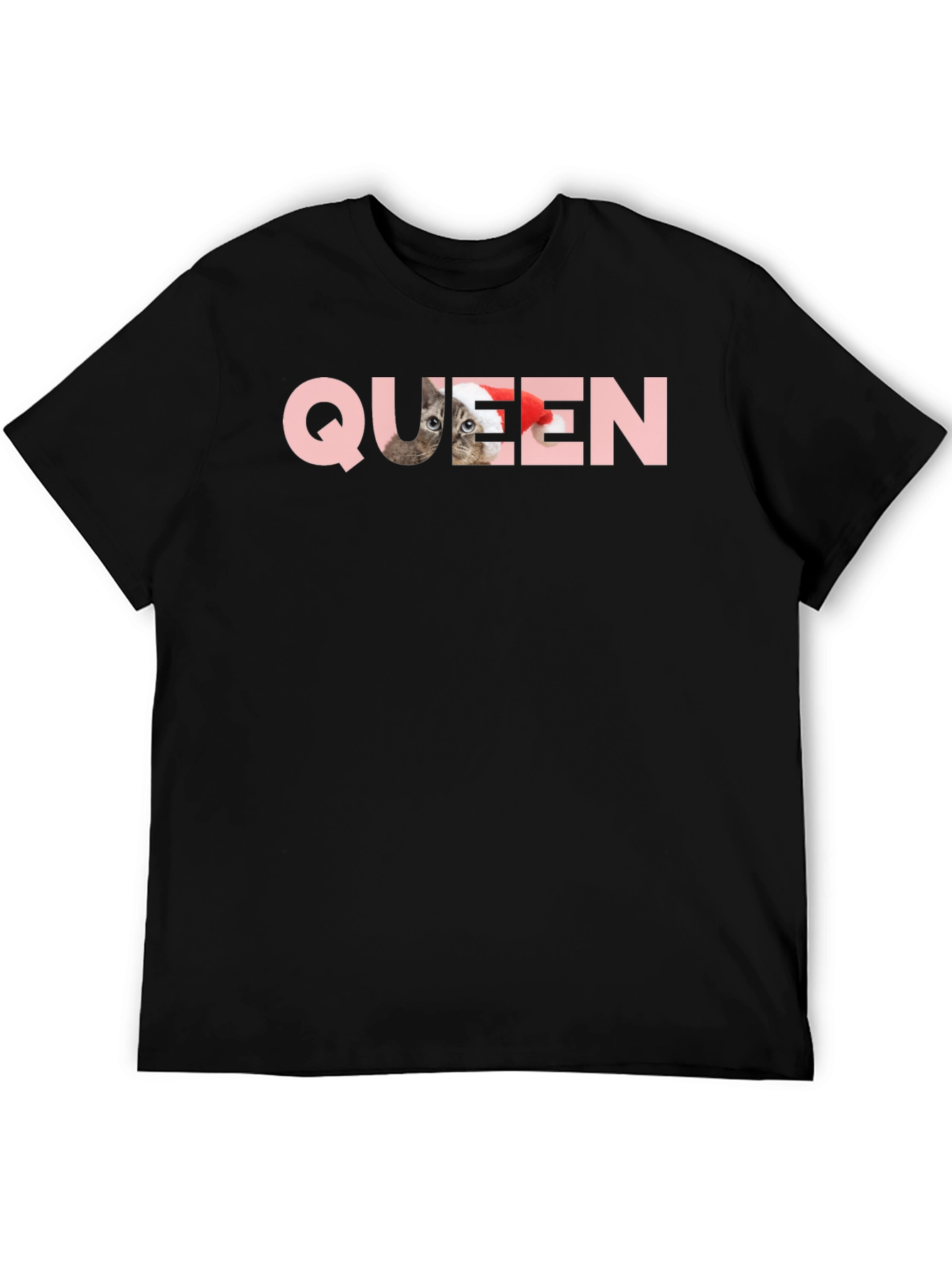 Black Queen Cat T-Shirt - Fun Novelty Tee view 5
