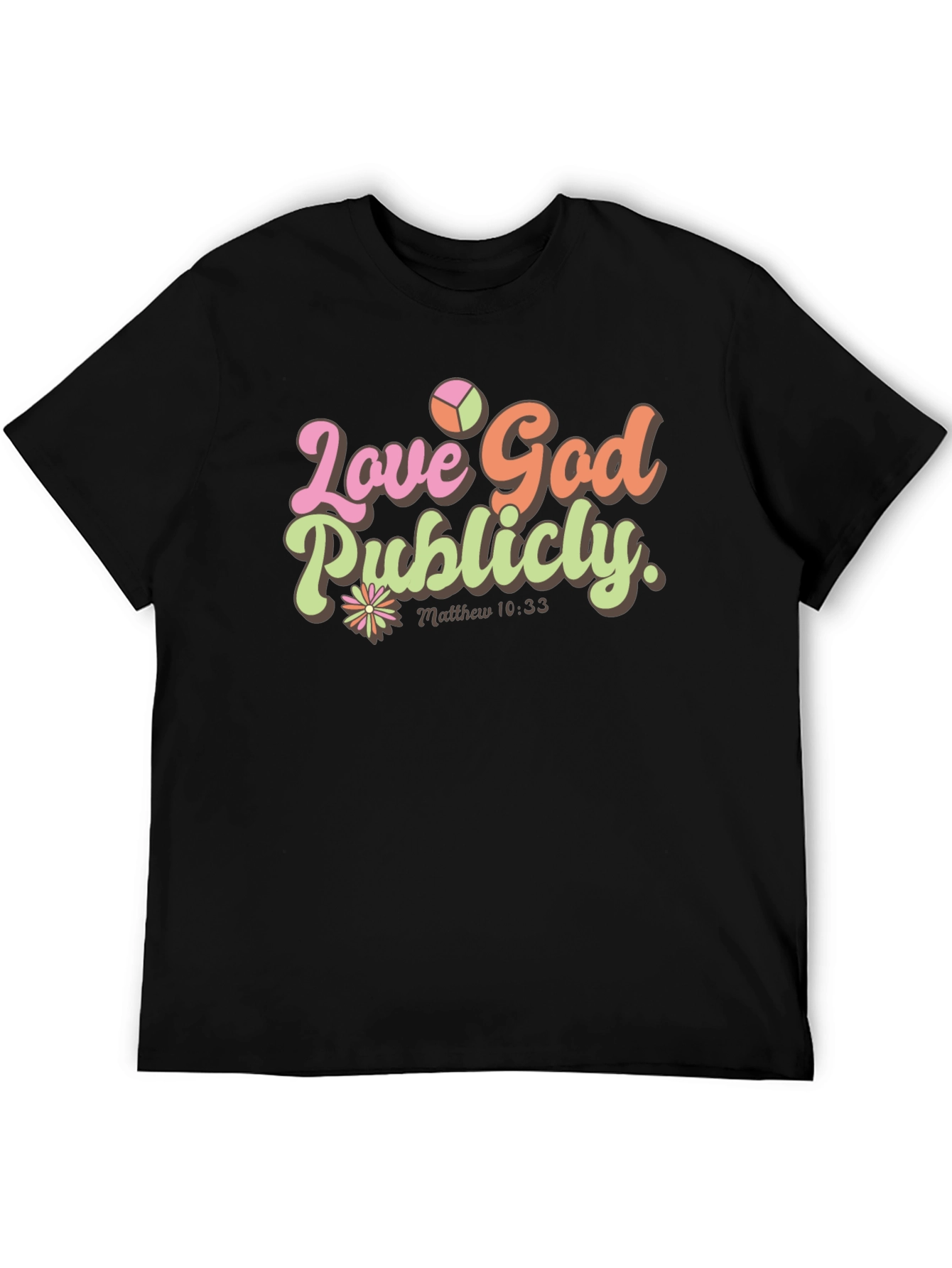 Black Love God Publicly Tee view 5