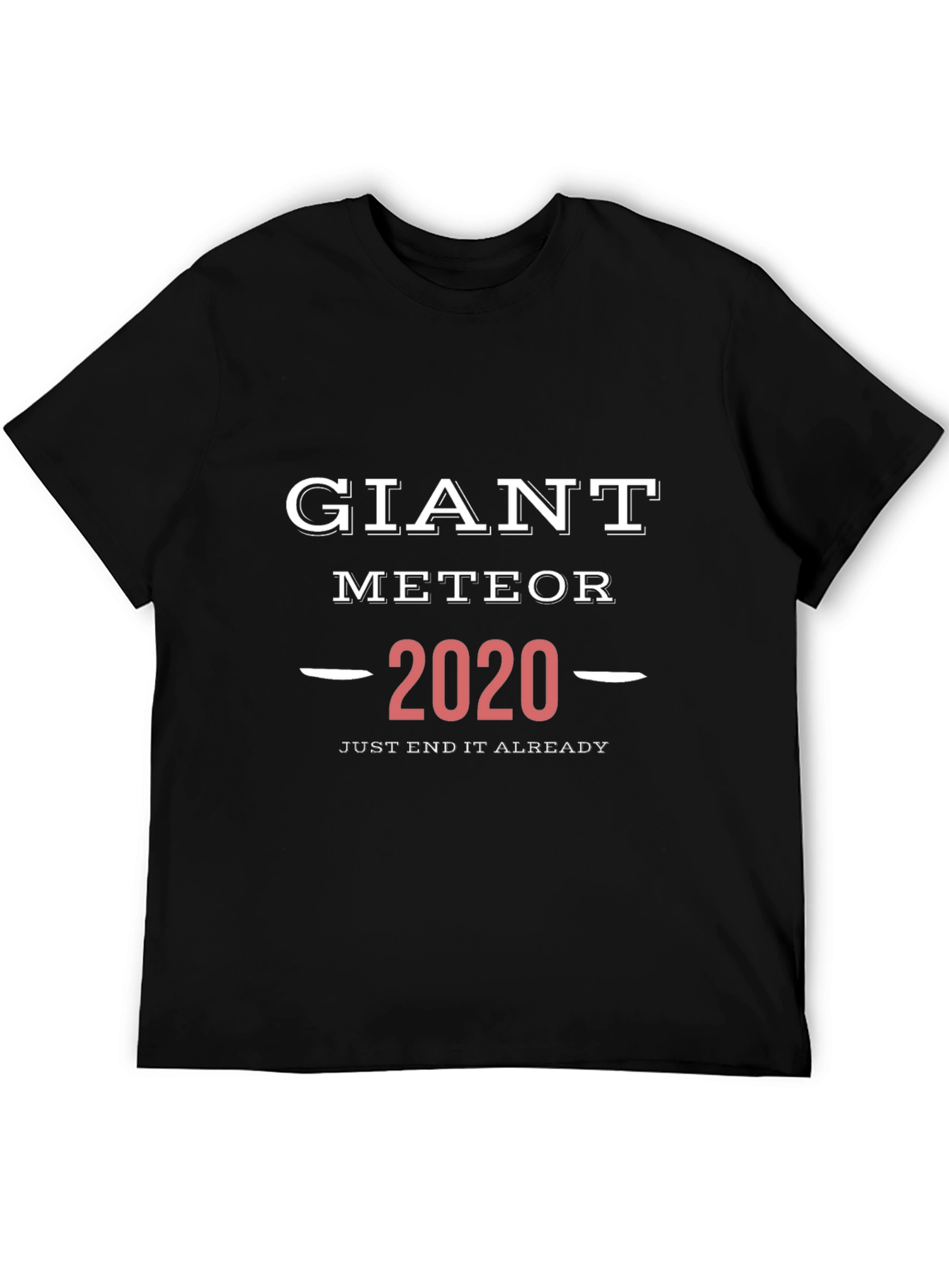 Black Giant Meteor 2020 Graphic Tee - End It Already! view 5
