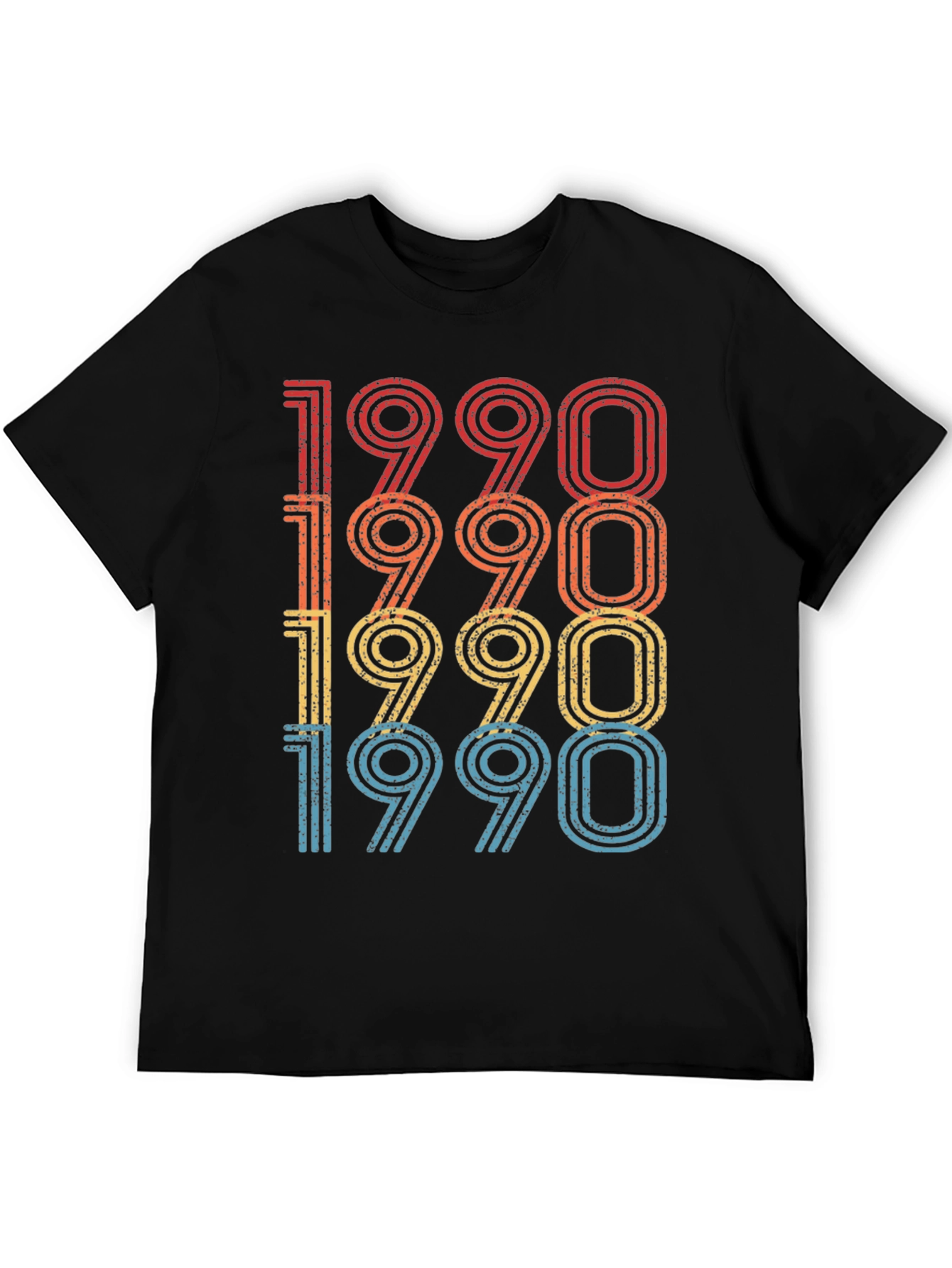 Vintage 1990 Retro Style Birthday T-Shirt - 5