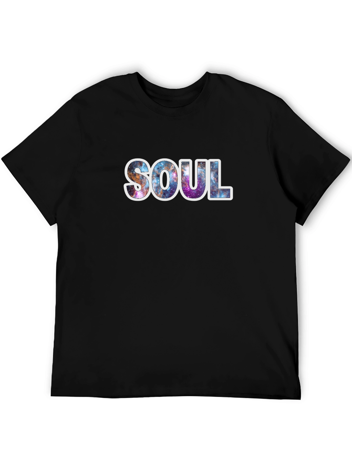 Black Soul Galaxy Graphic T-Shirt - Unique Design view 5