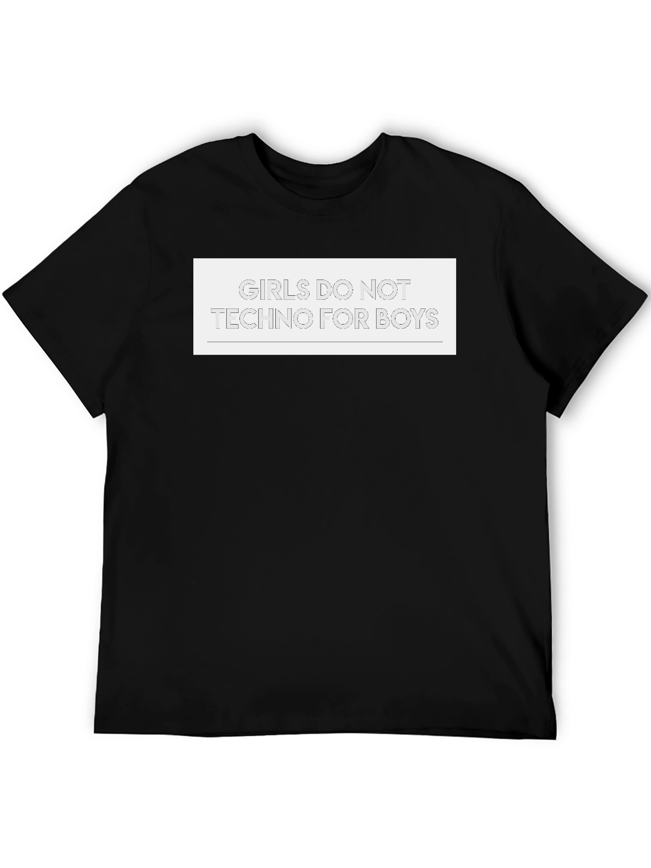 Black Girls Do Not Techno T-Shirt - Bold Graphic Tee view 5