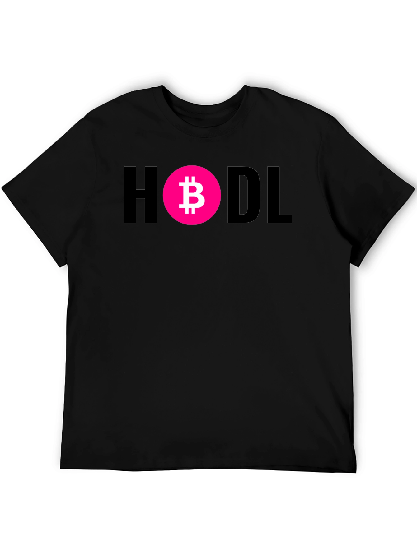 Black HODL Bitcoin Crypto T-Shirt - Black Cotton view 5