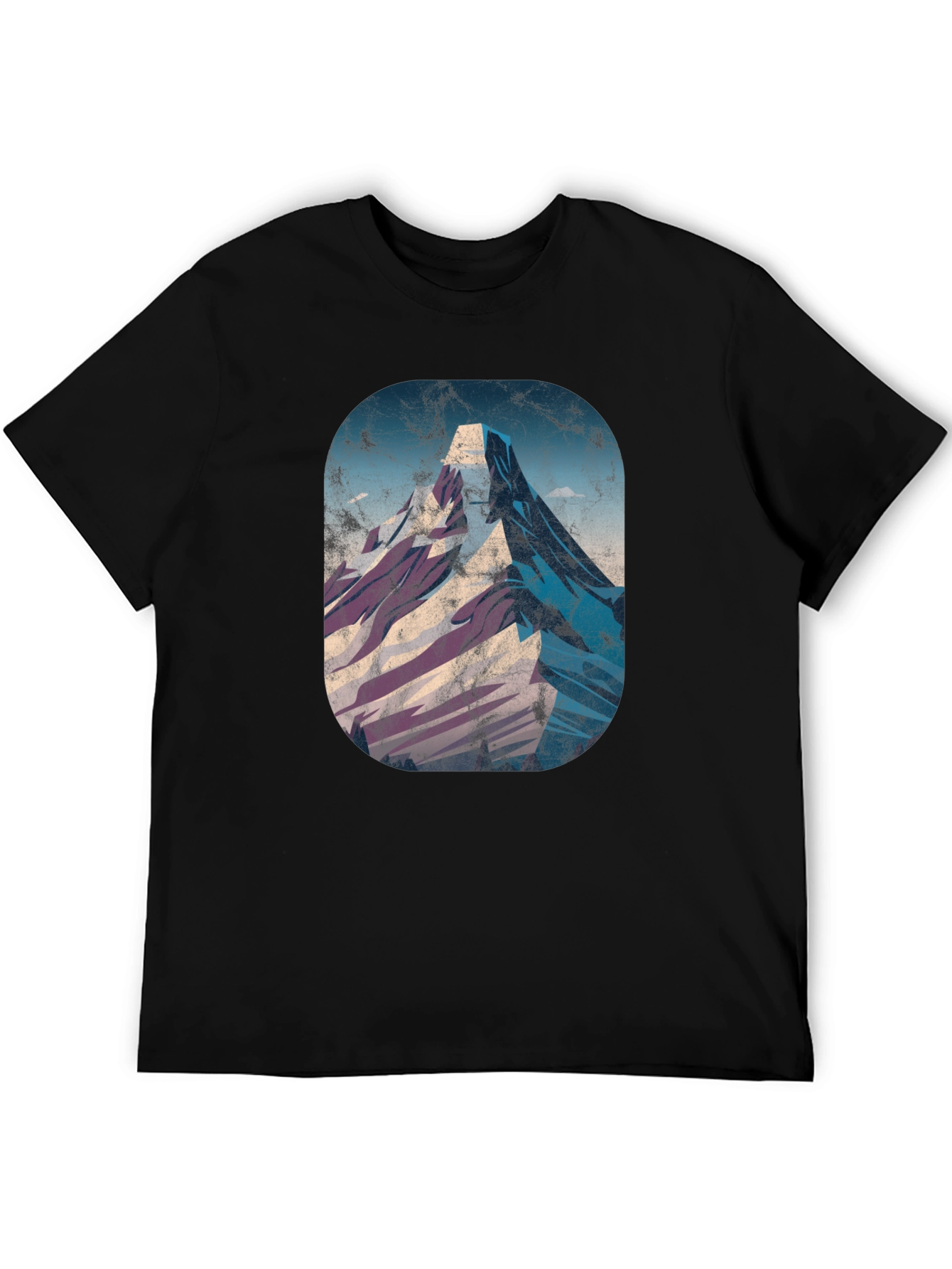 Black Mountain Graphic Tee - Distressed Print view 5