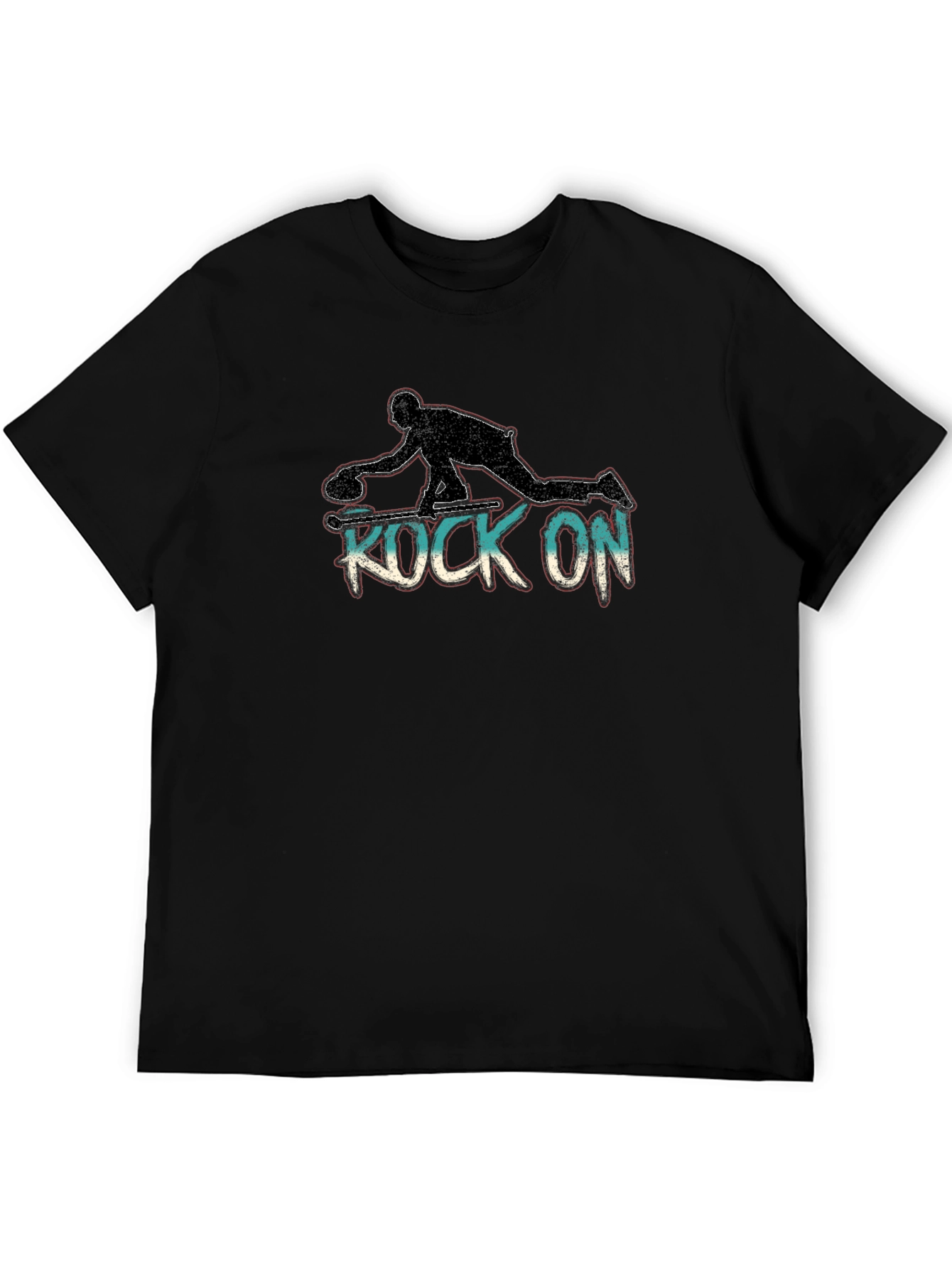 Black Rock On Curling T-Shirt view 5