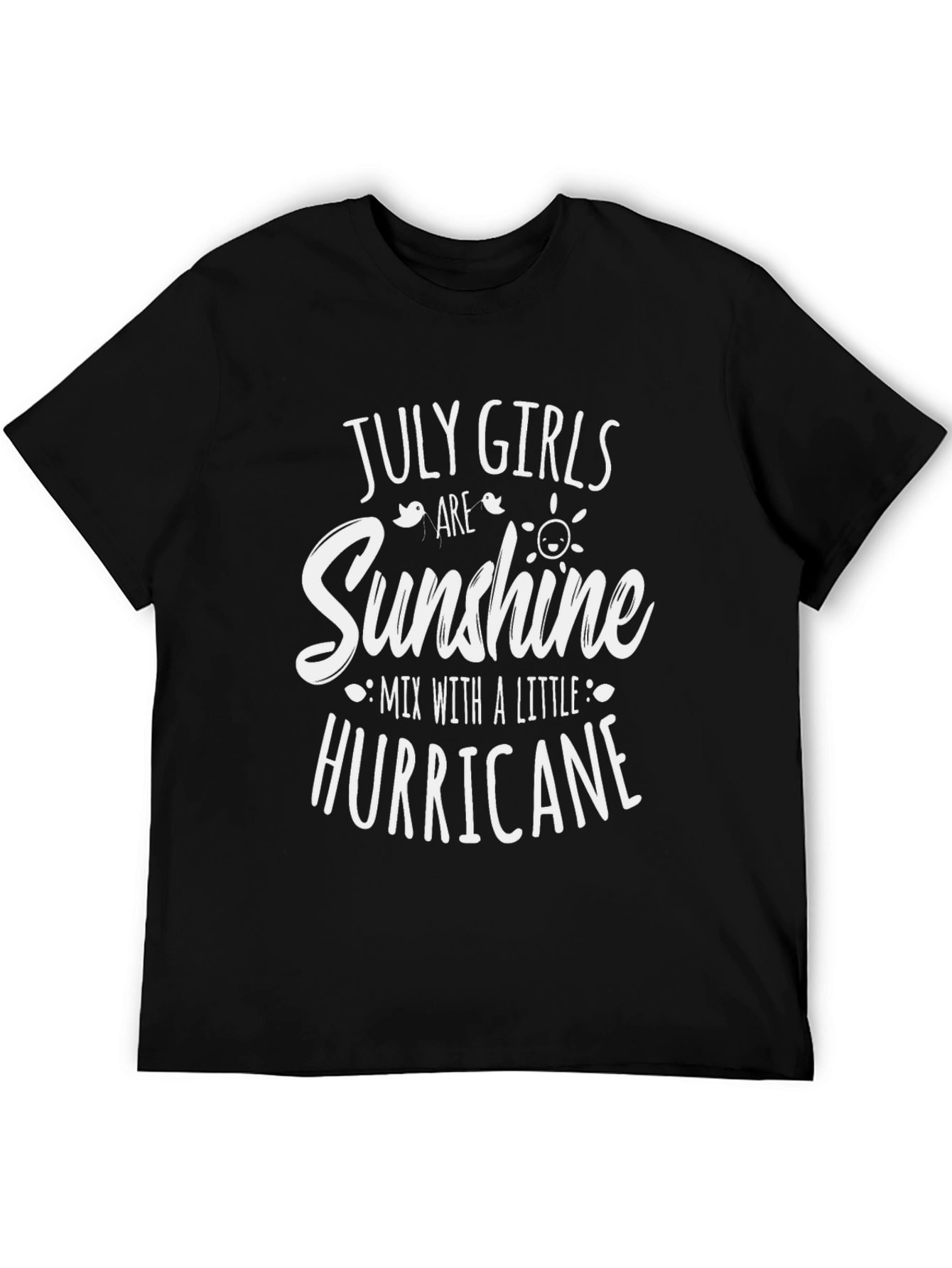 Black July Girls Sunshine Hurricane Black T-Shirt view 5