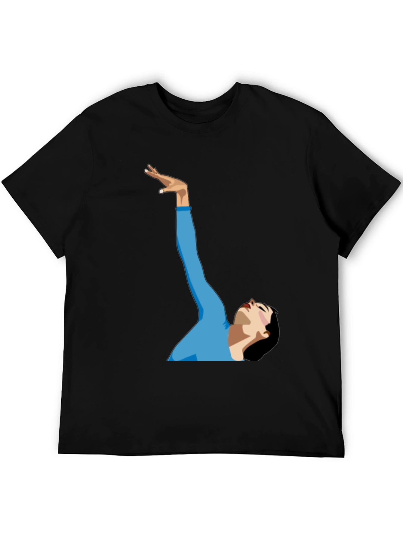 Black Dancer Graphic Tee - Stylish Unisex T-Shirt view 5
