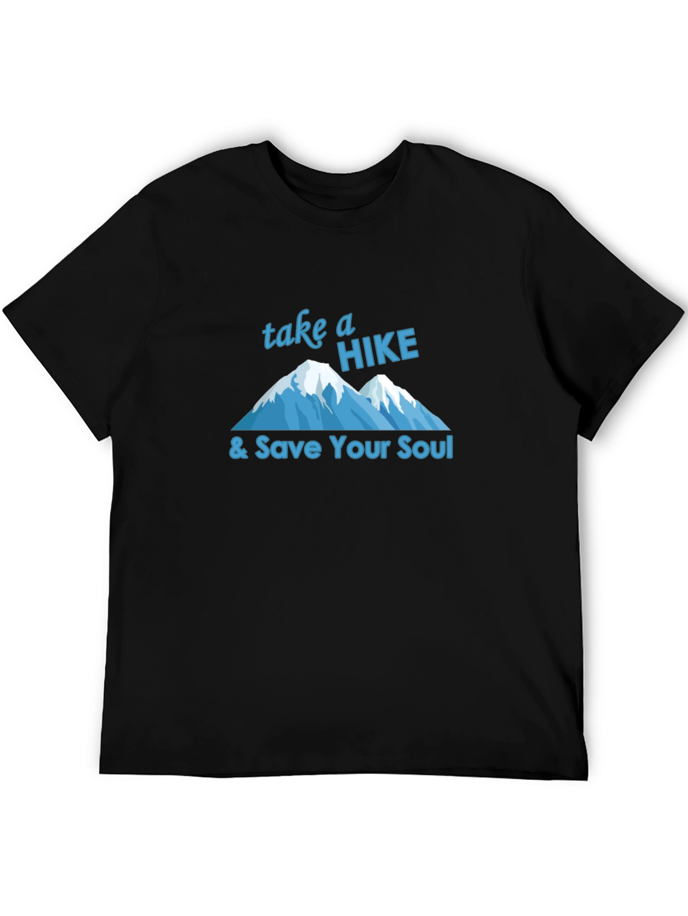 Black Take a Hike T-Shirt - Mountain Adventure Tee view 5