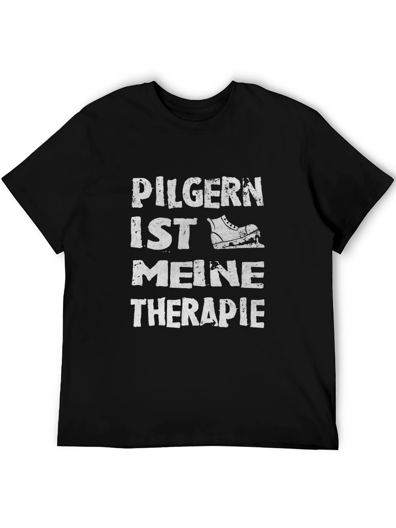 Black Pilgern ist Meine Therapie T-Shirt view 5
