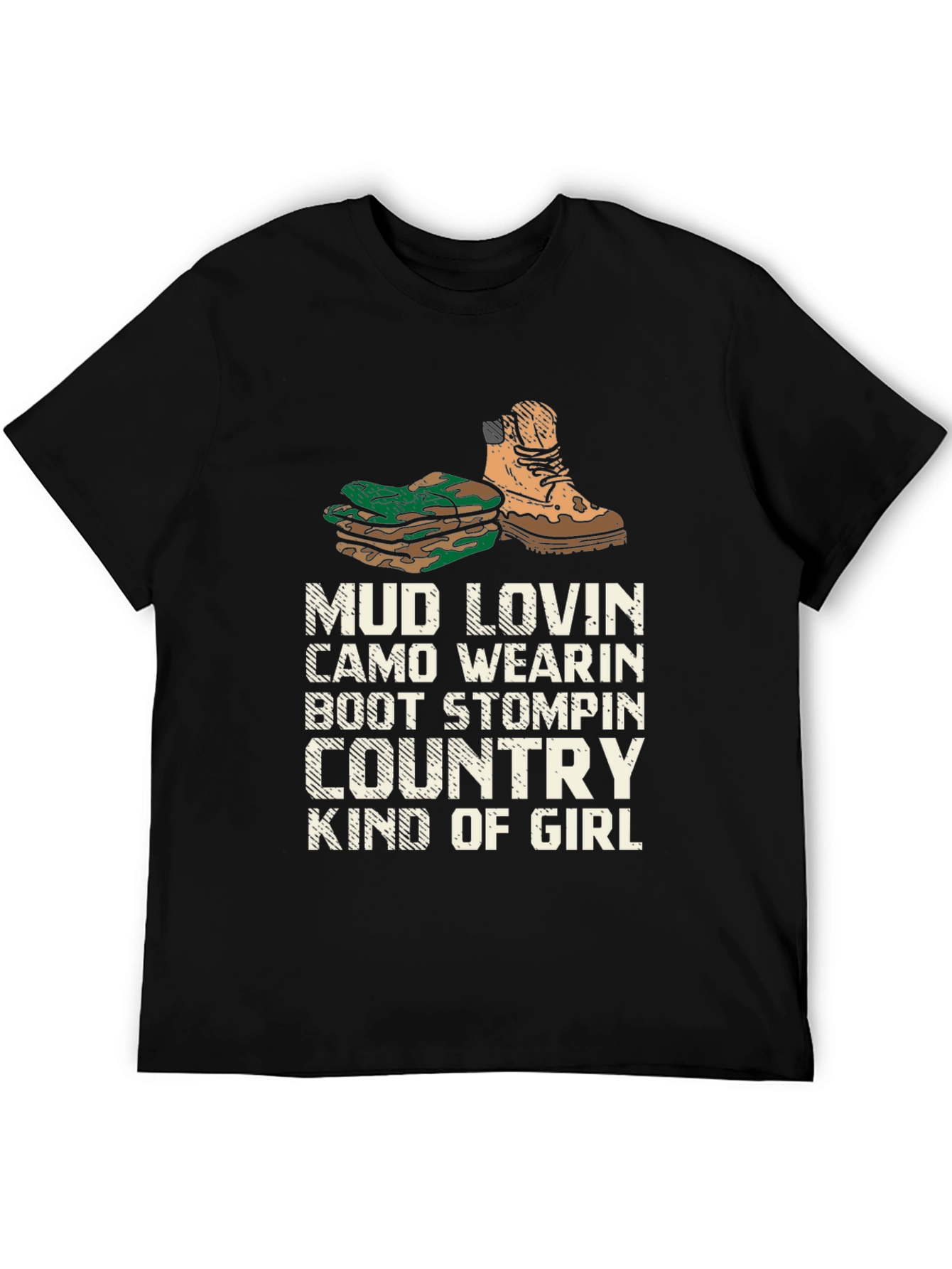 Mud Lovin' Country Girl Graphic T-Shirt - 5