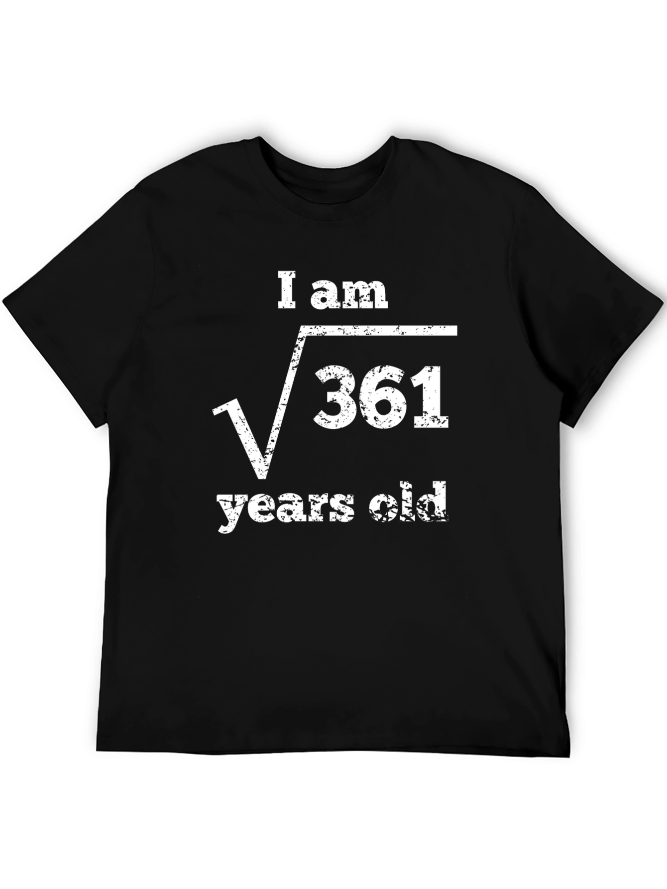 Black I Am Root 361 Years Old T-Shirt view 5