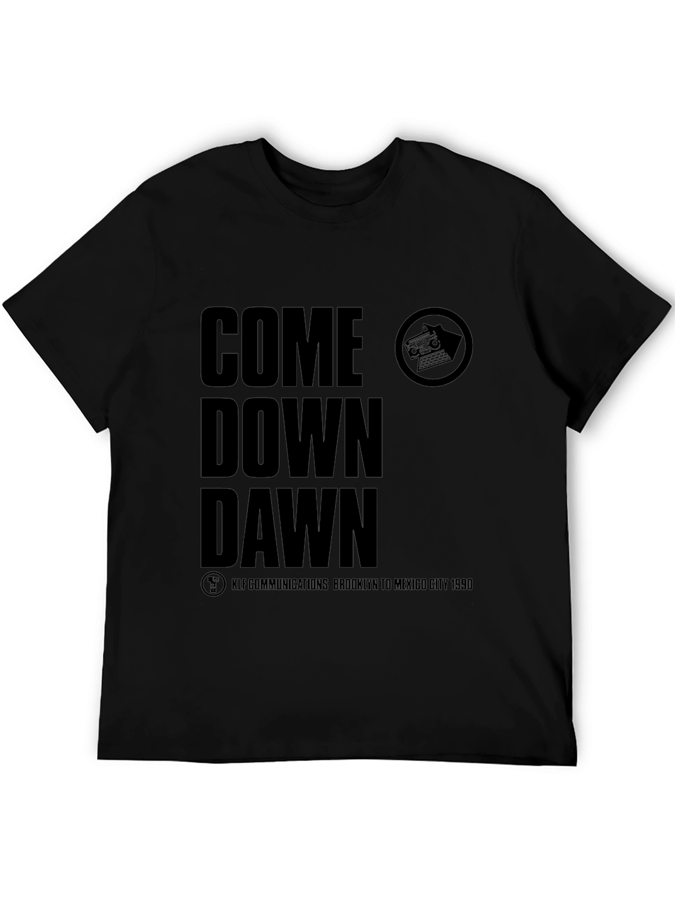 Black Come Down Dawn T-Shirt view 5
