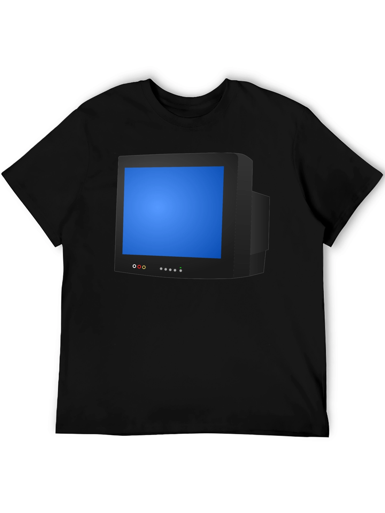 Black Retro TV Graphic Tee - Nostalgic Style view 5