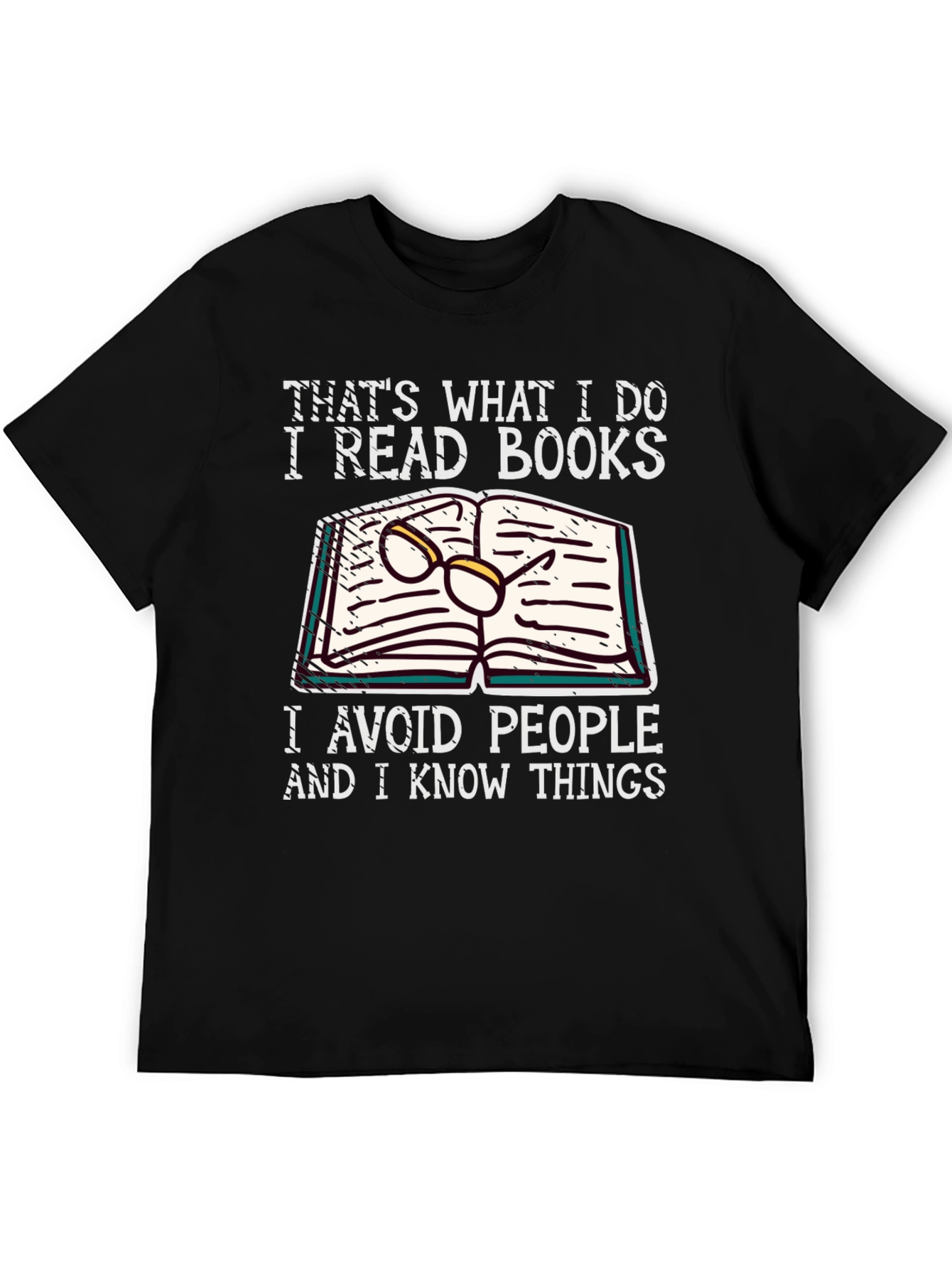 Black I Read Books Graphic Tee view 5
