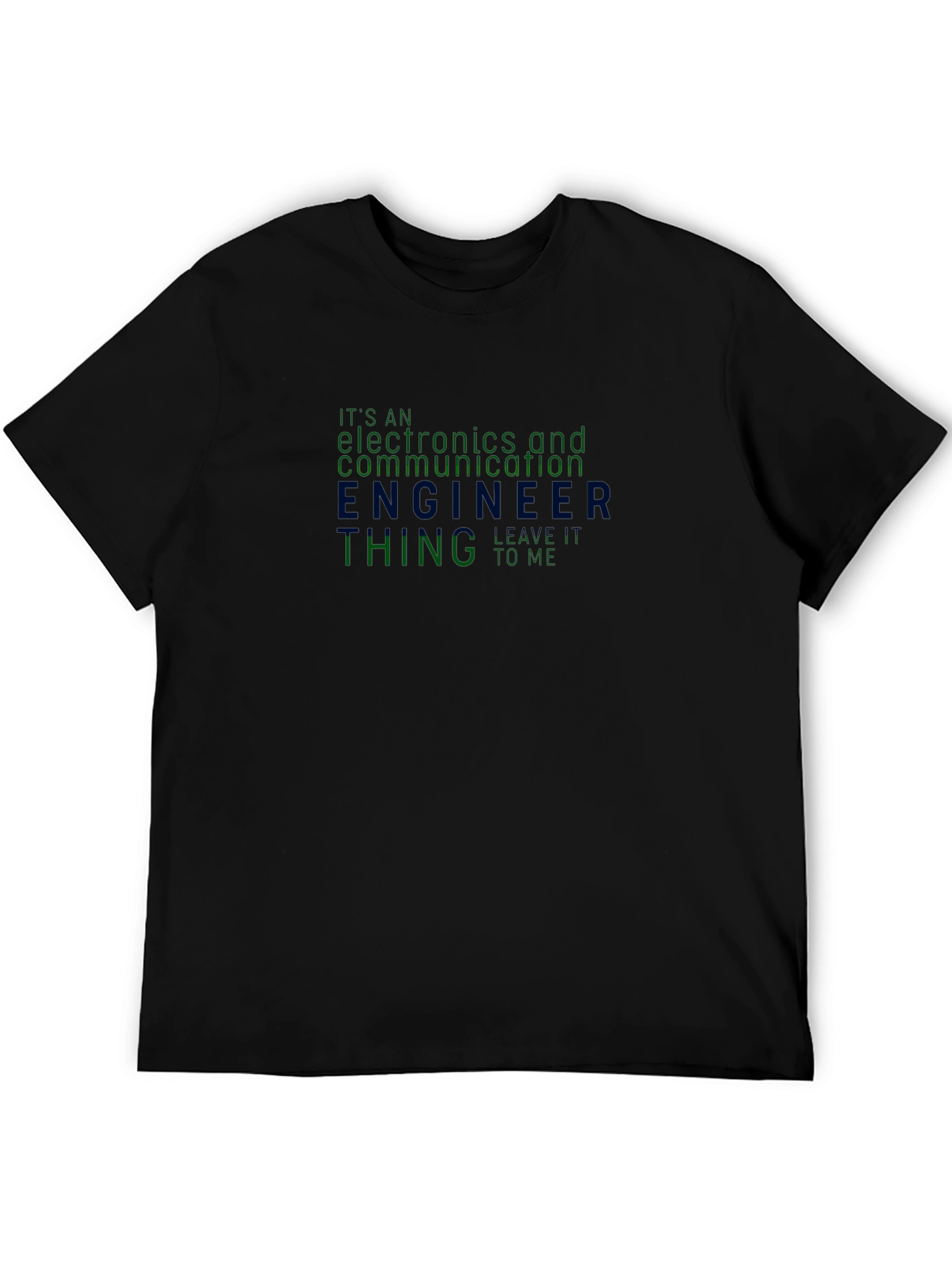 Black Electronics Engineer T-Shirt - Funny Engineering Gift view 5