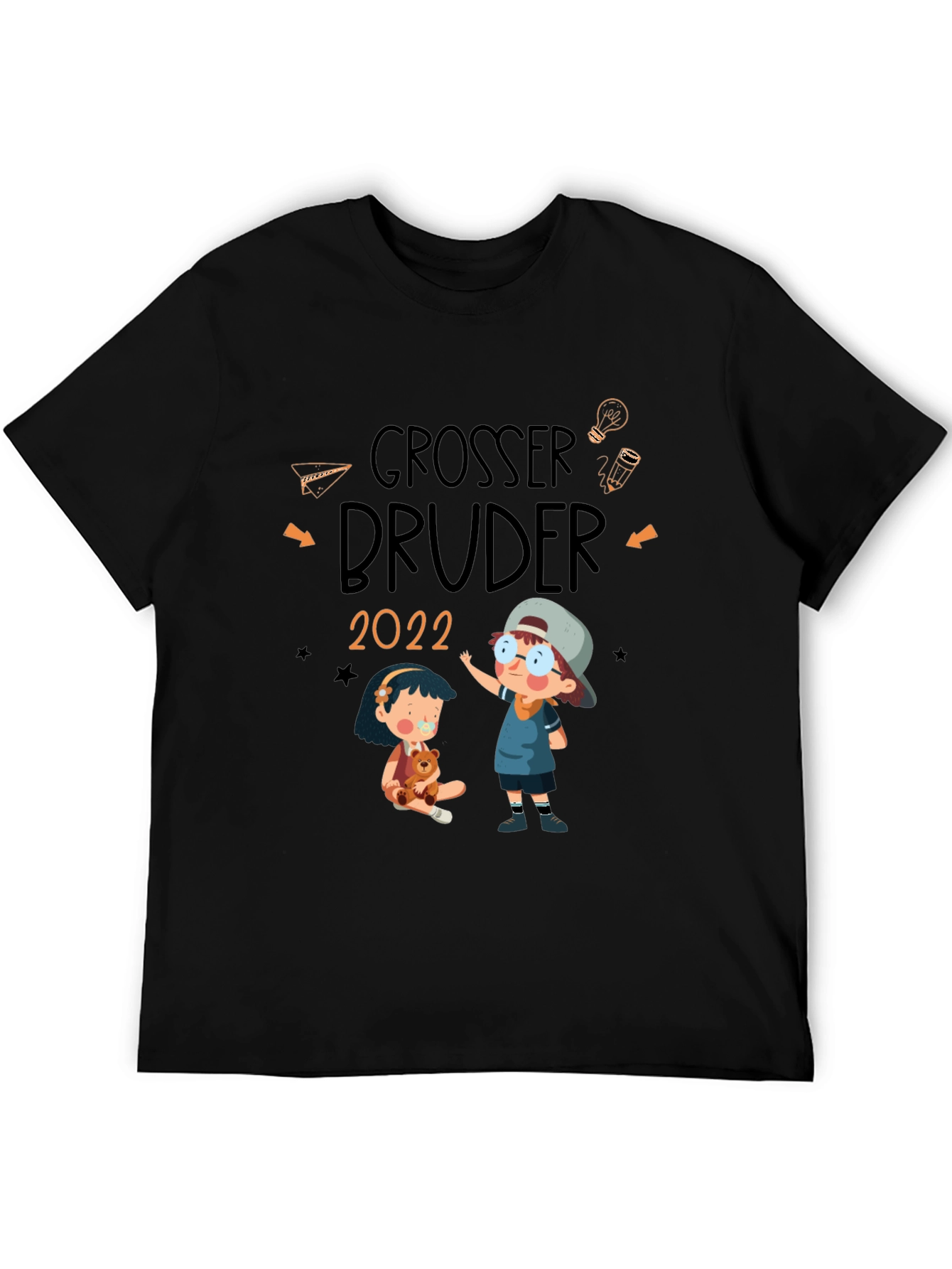 Black Grosser Bruder 2022 T-Shirt view 5