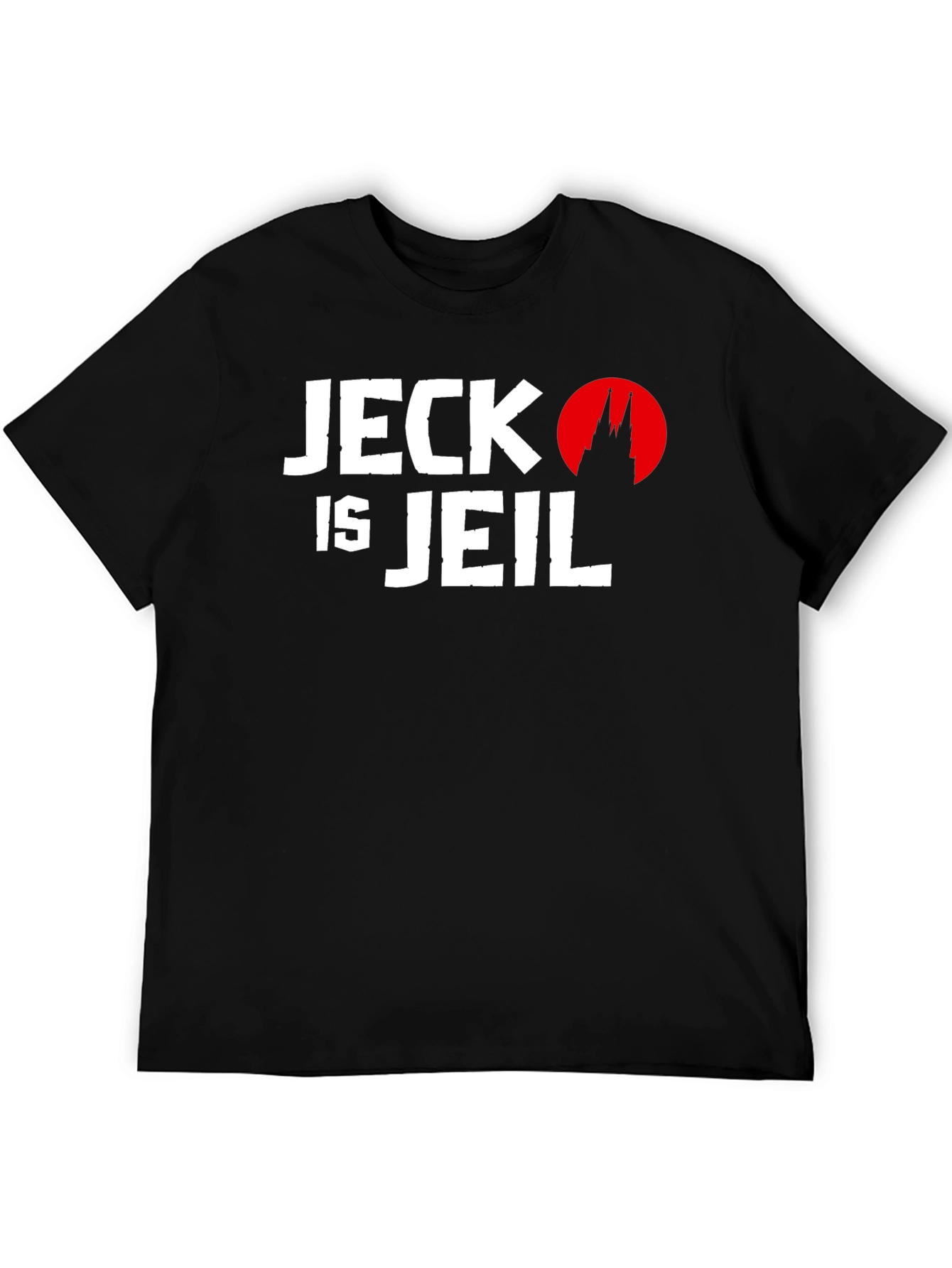 Black Jeck is Jeil T-Shirt - Black Crew Neck Graphic Tee view 5