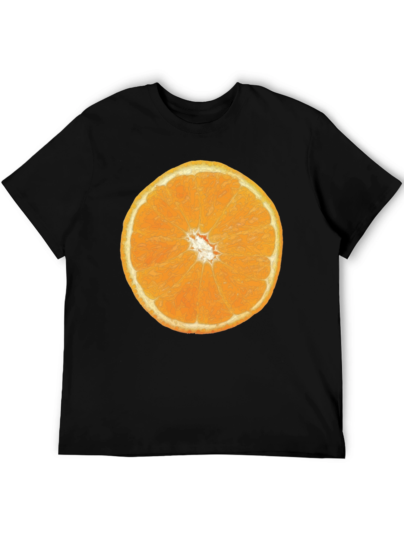 Orange Slice Graphic Tee - Citrus Fruit T-Shirt - 5