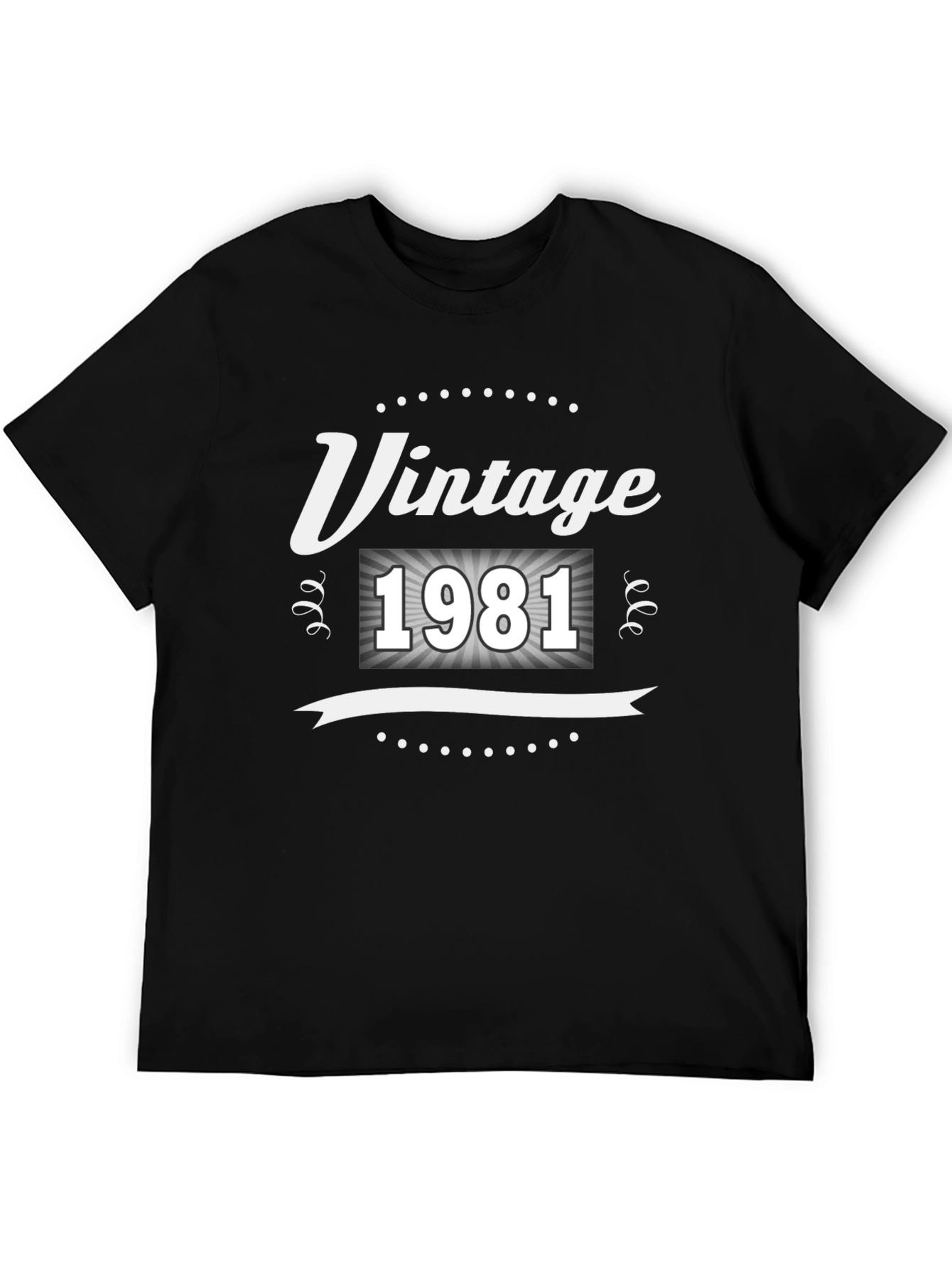Black Vintage 1981 Graphic T-Shirt view 5