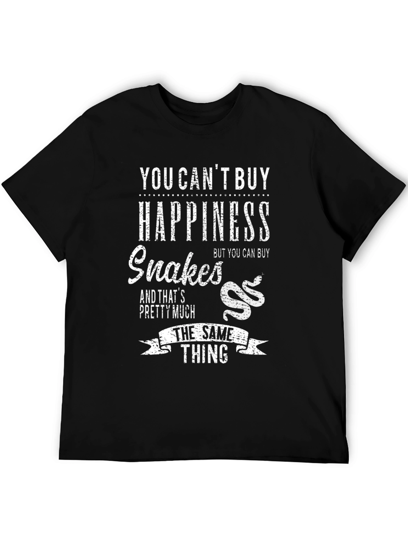 Black Snakes & Happiness Men's T-Shirt view 5