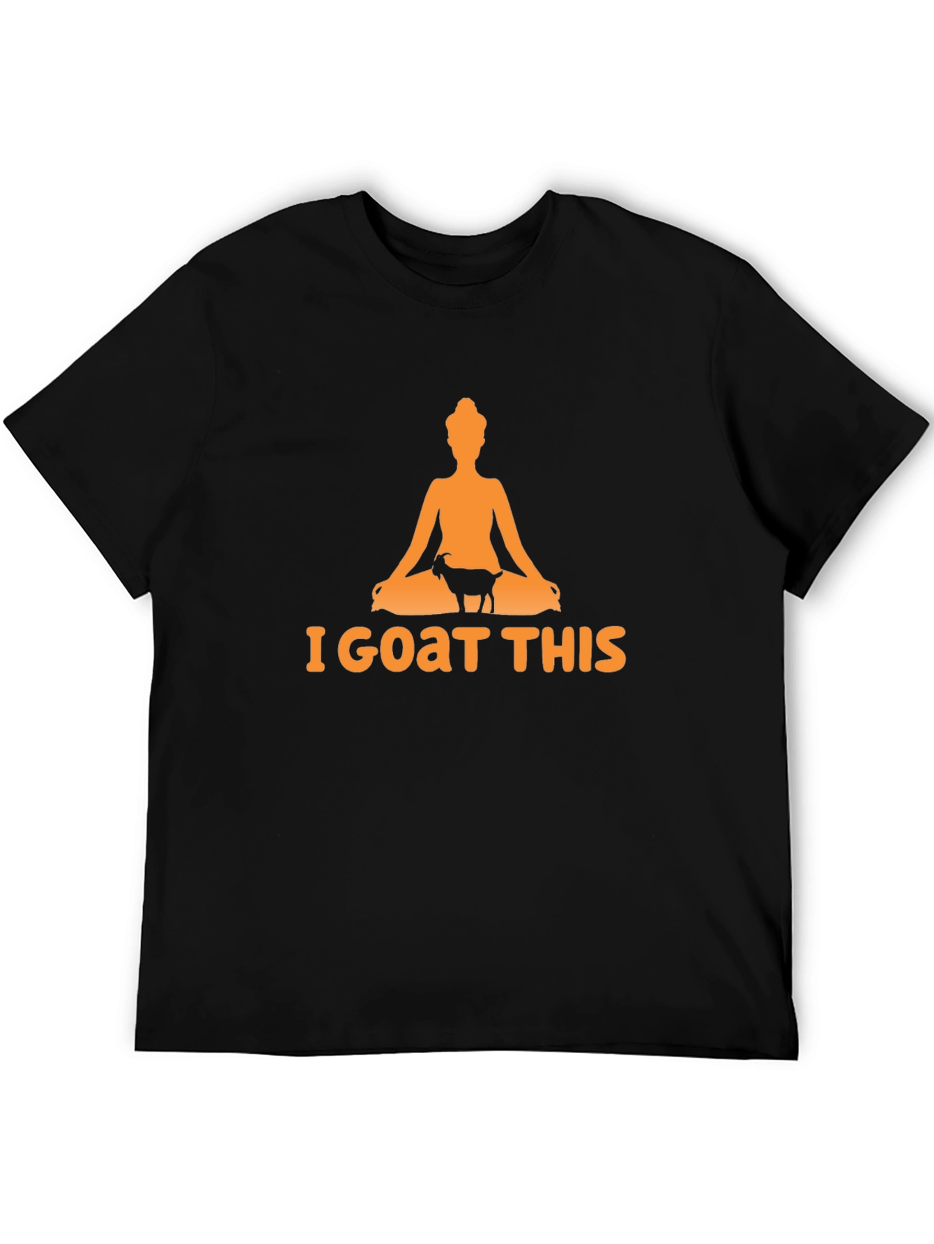 Black I Goat This Black T-Shirt - Funny Animal Tee view 5