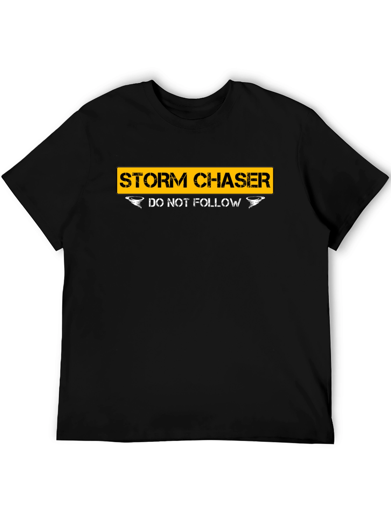 Black Storm Chaser Graphic T-Shirt - Weather Enthusiast Tee view 5