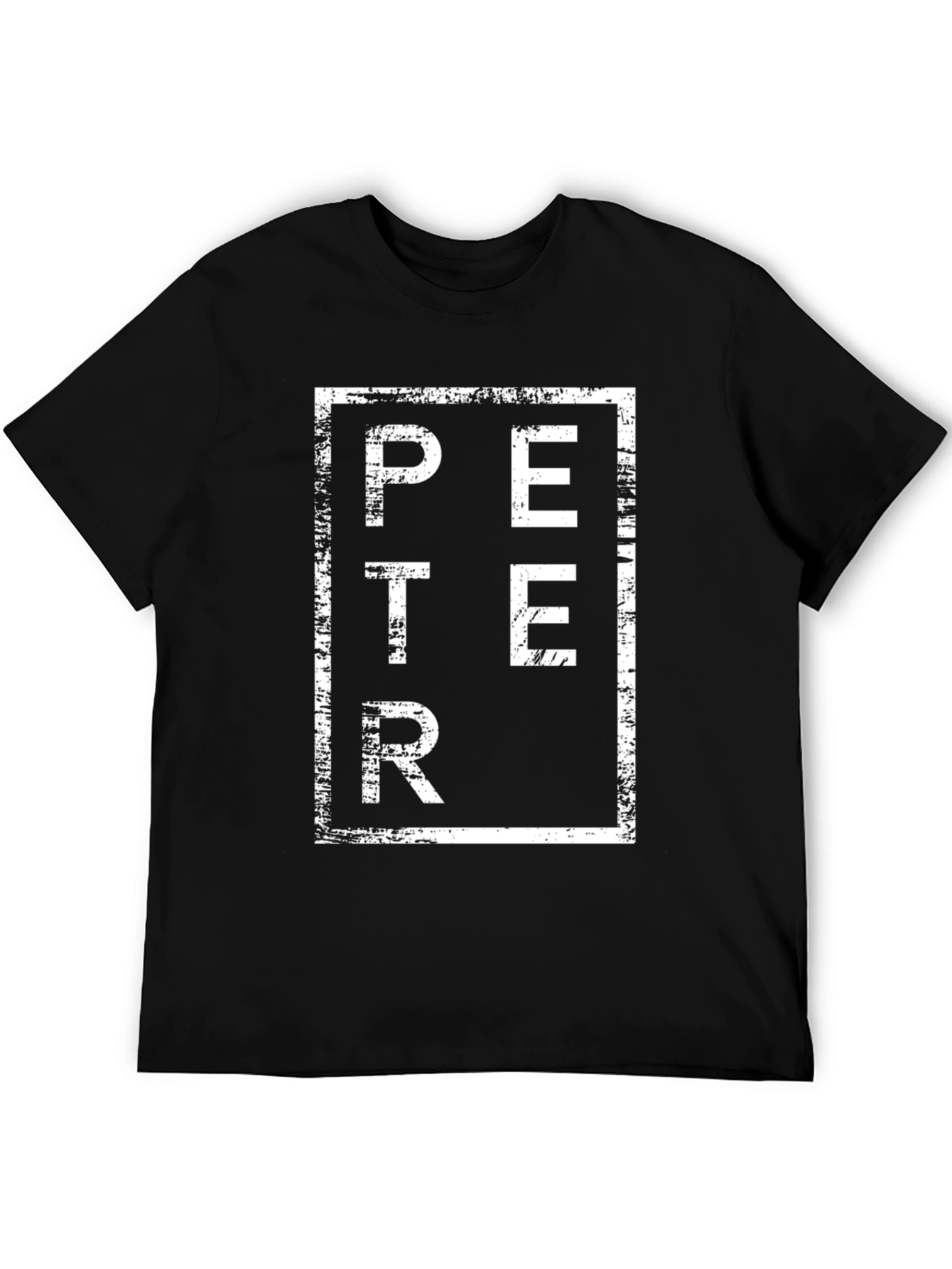 Black Peter Graphic Tee - Black Cotton Blend view 5