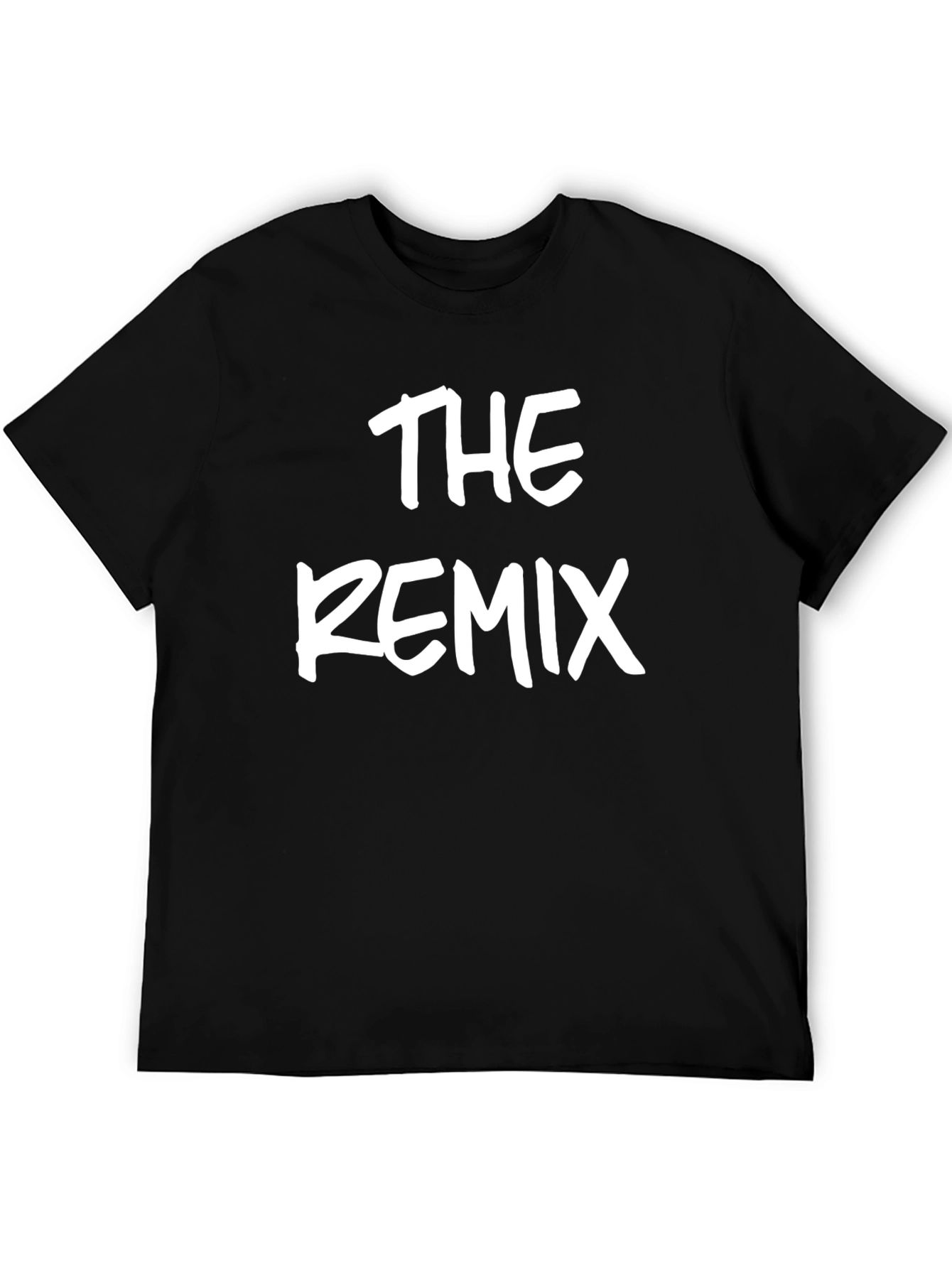 Black The Remix Graphic Tee - Bold Statement Shirt view 5