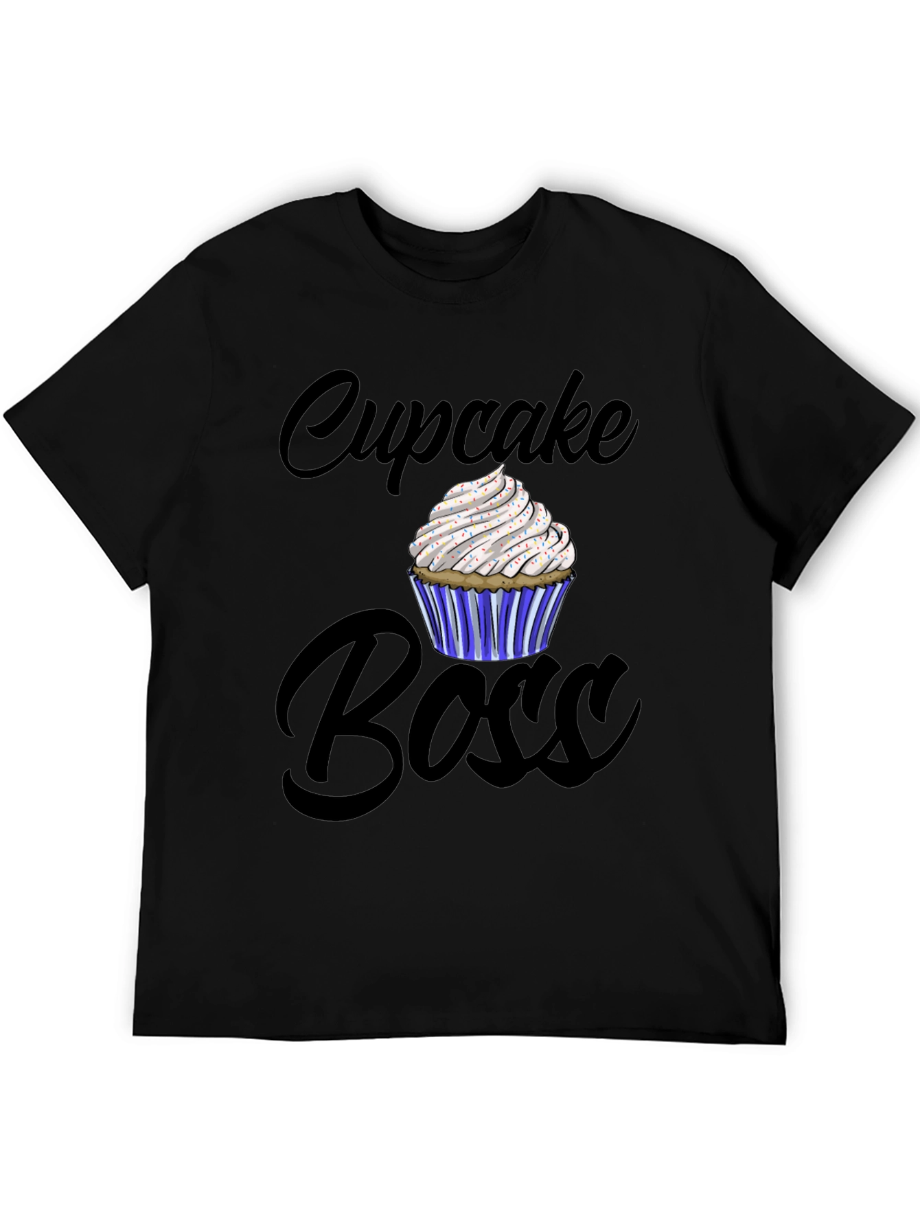 Black Cupcake Boss Graphic Tee - Stylish Comfort view 5